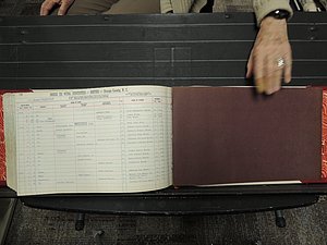 Orange Co, NC, Births, T-Z, 1913-1978 (401).JPG