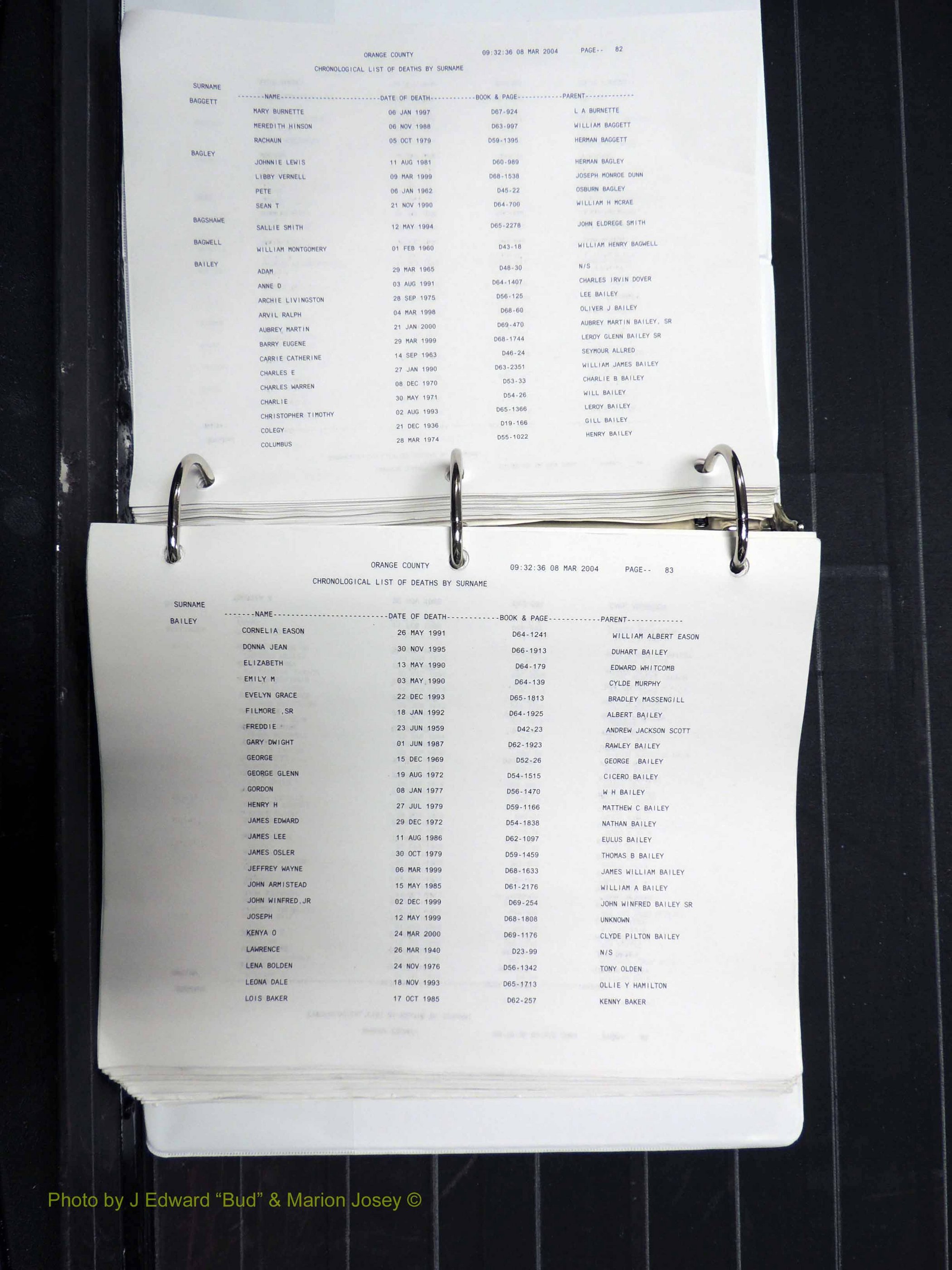 Orange Co, NC, Death Index, A-G, 1913-1998 (143).JPG
