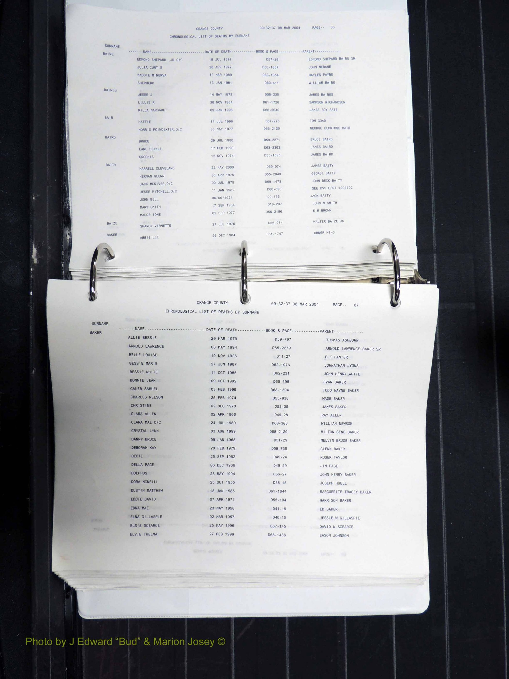 Orange Co, NC, Death Index, A-G, 1913-1998 (145).JPG