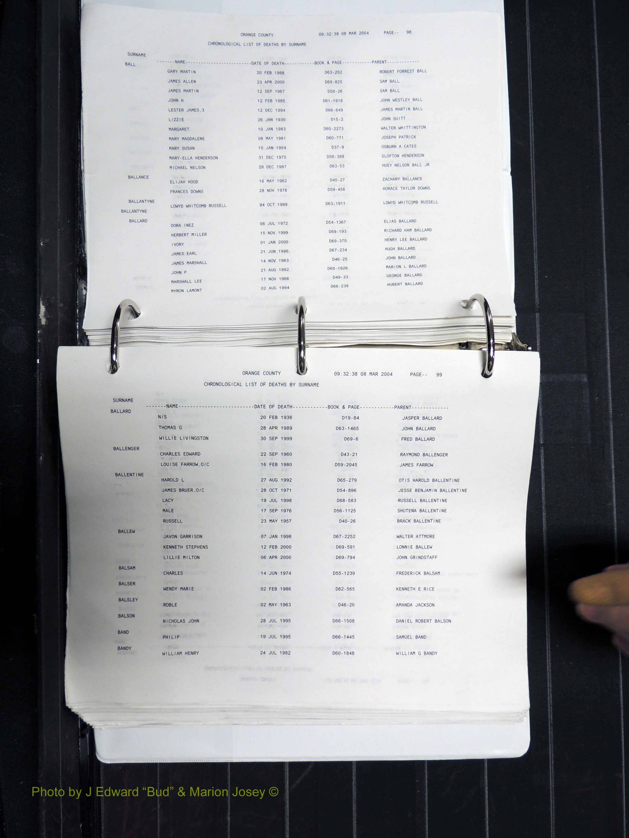 Orange Co, NC, Death Index, A-G, 1913-1998 (151).JPG