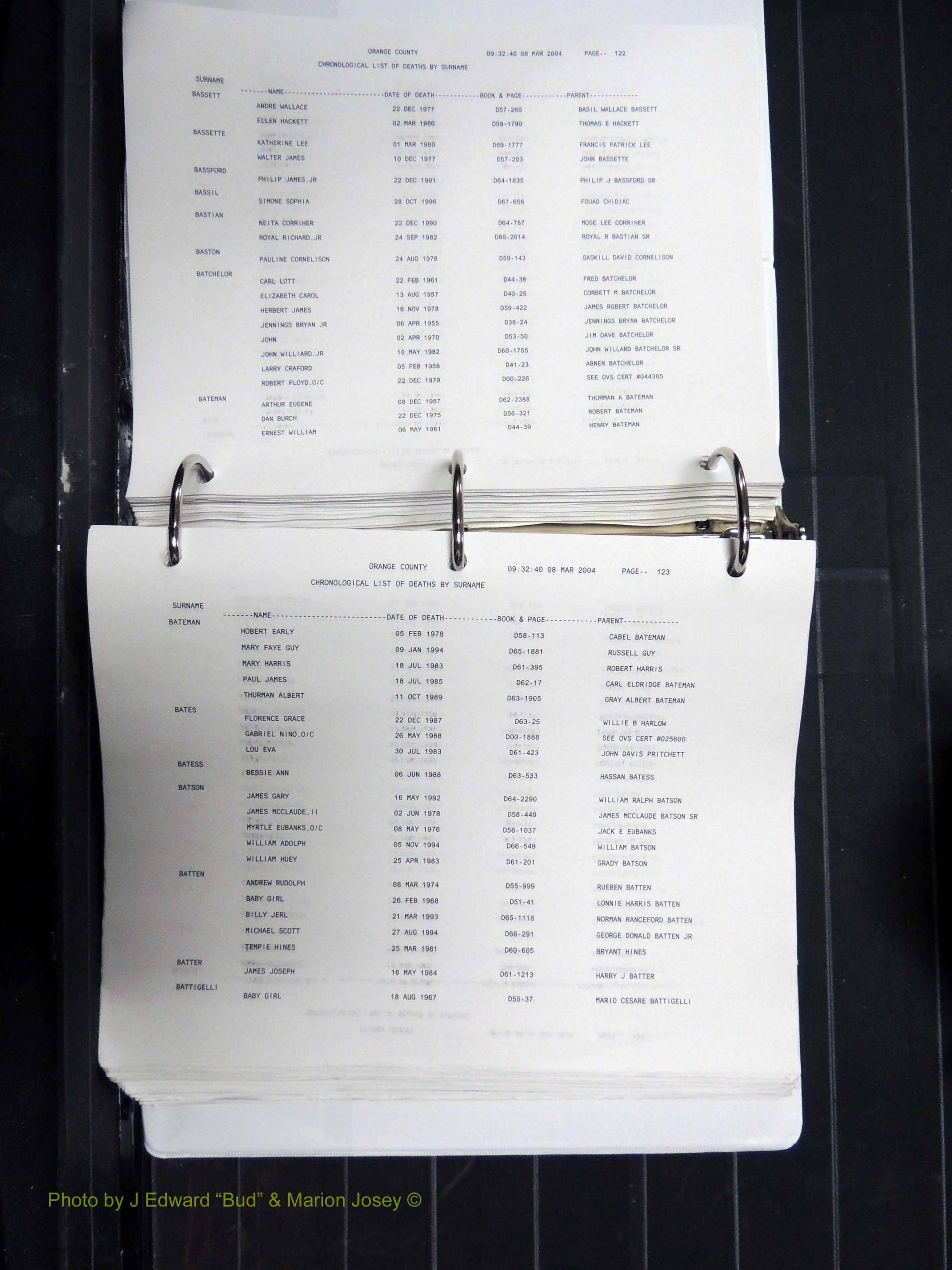 Orange Co, NC, Death Index, A-G, 1913-1998 (163).JPG