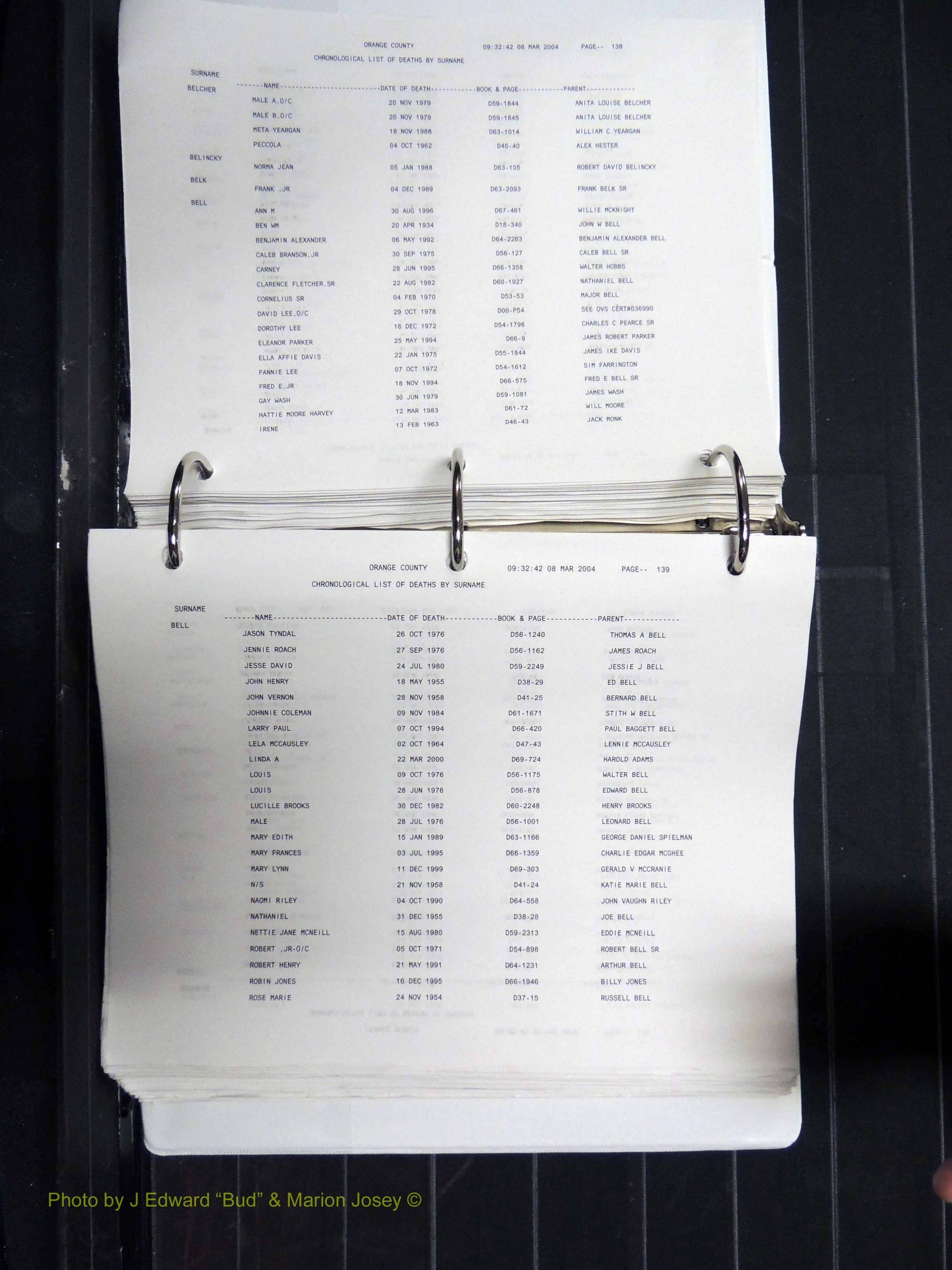 Orange Co, NC, Death Index, A-G, 1913-1998 (171).JPG