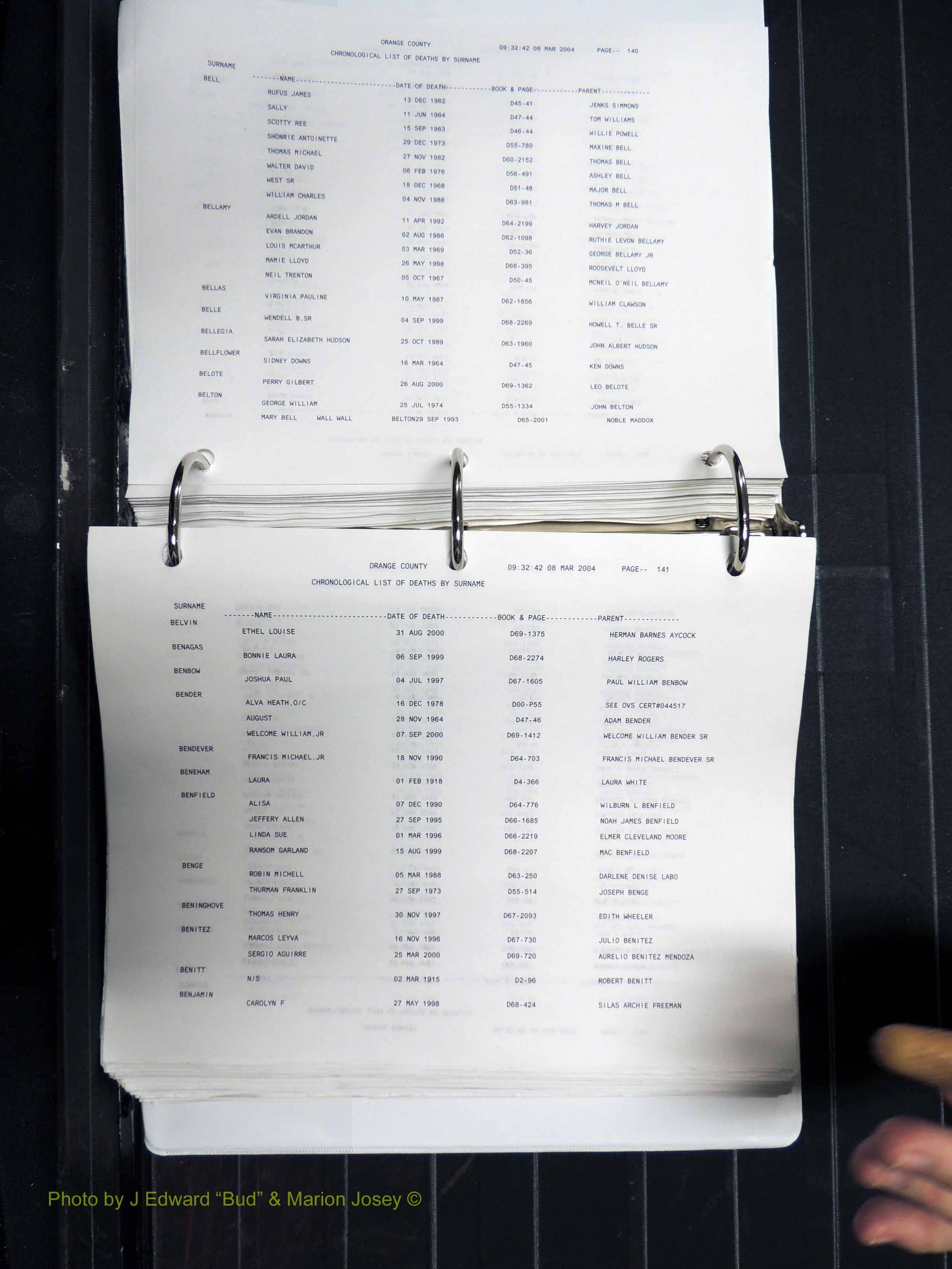 Orange Co, NC, Death Index, A-G, 1913-1998 (172).JPG