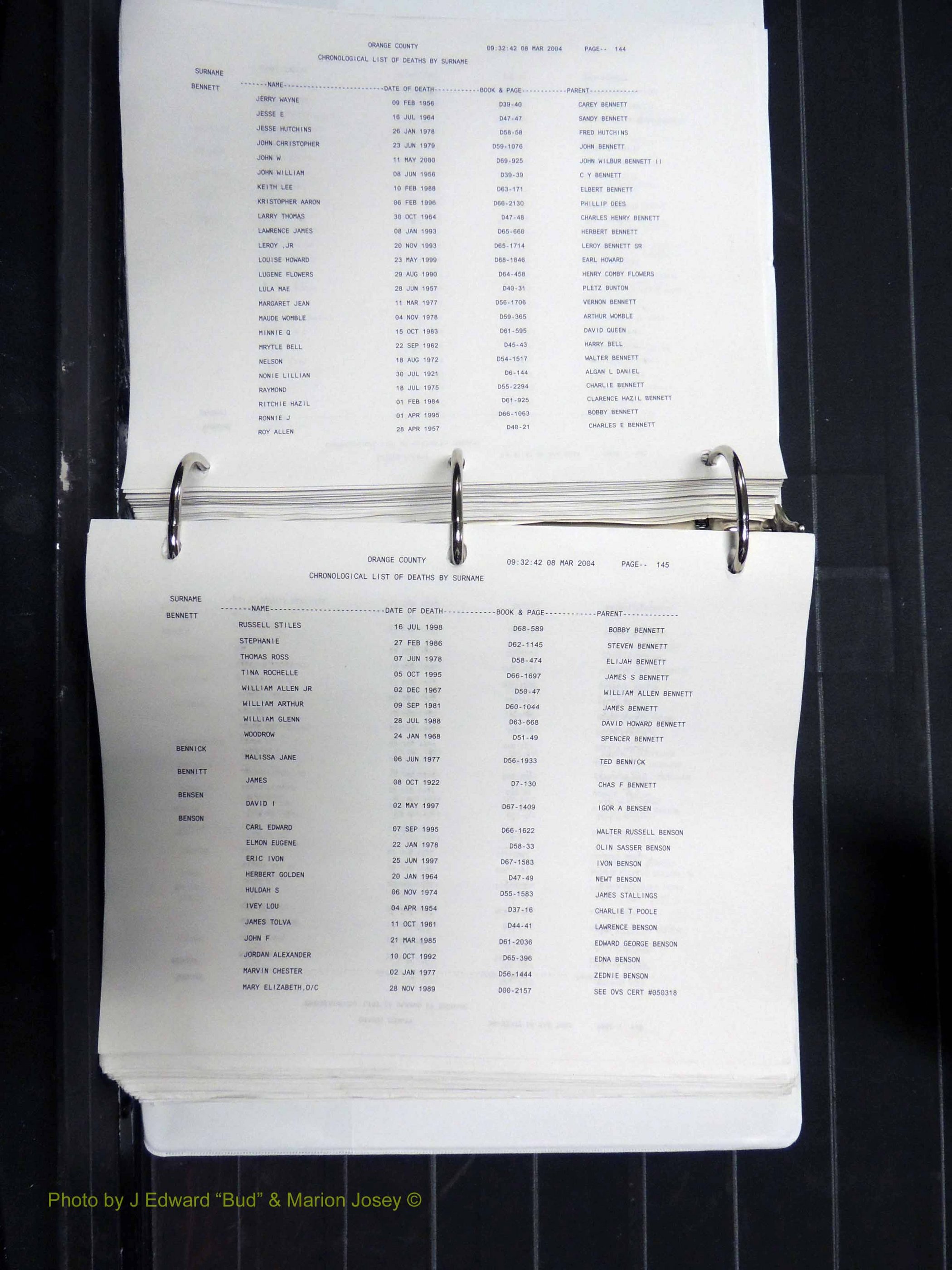 Orange Co, NC, Death Index, A-G, 1913-1998 (174).JPG