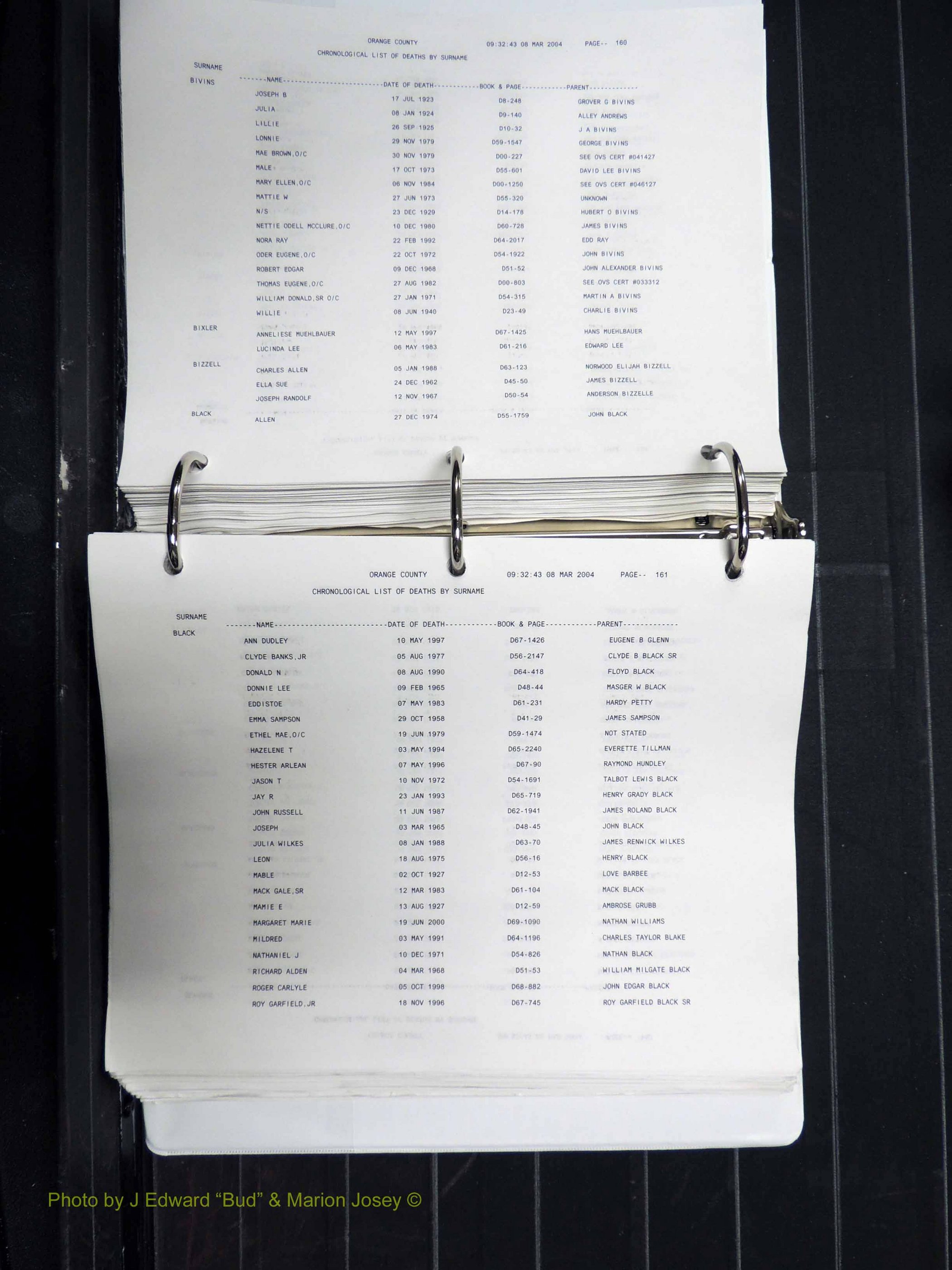 Orange Co, NC, Death Index, A-G, 1913-1998 (182).JPG