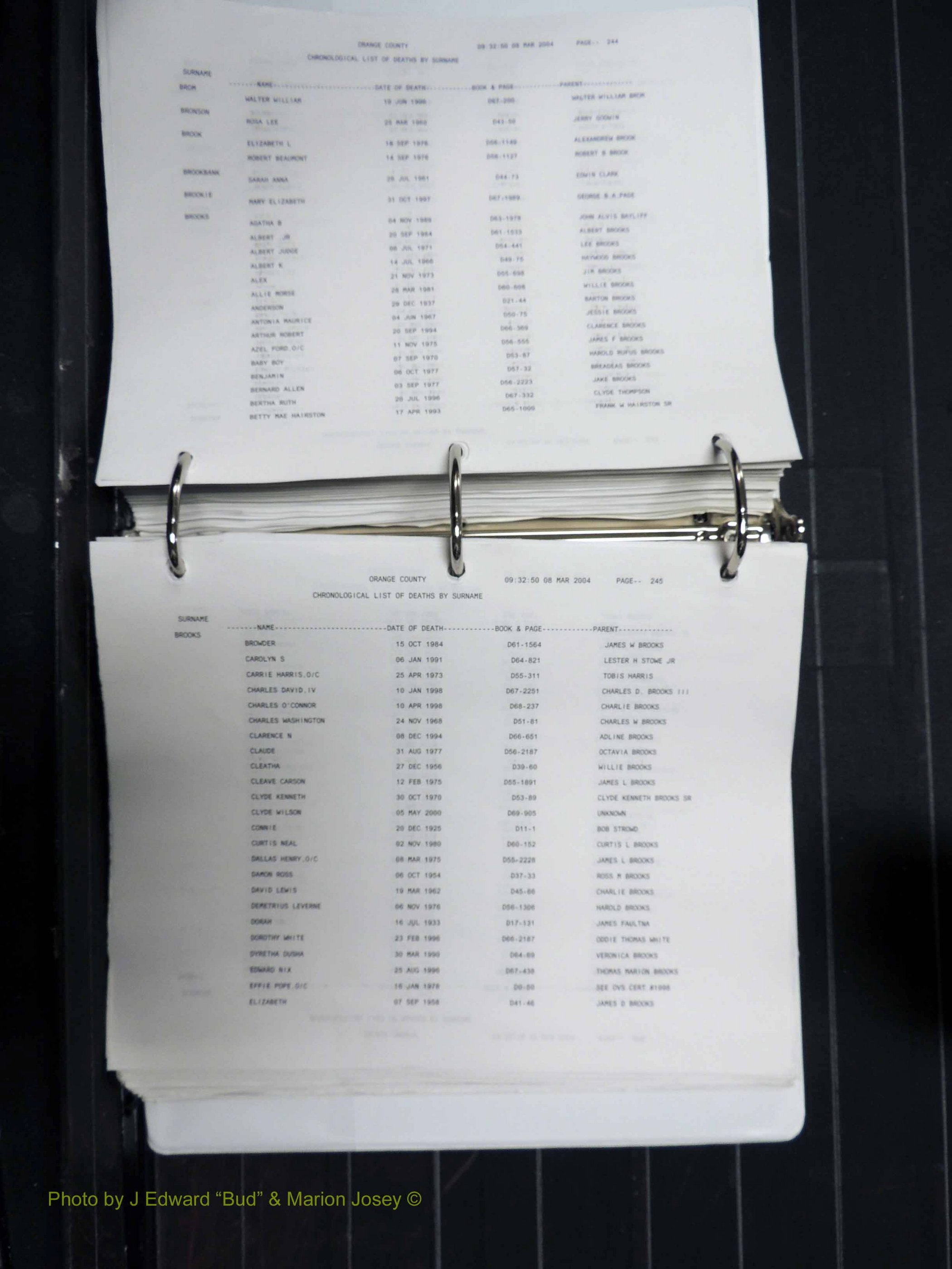 Orange Co, NC, Death Index, A-G, 1913-1998 (225).JPG