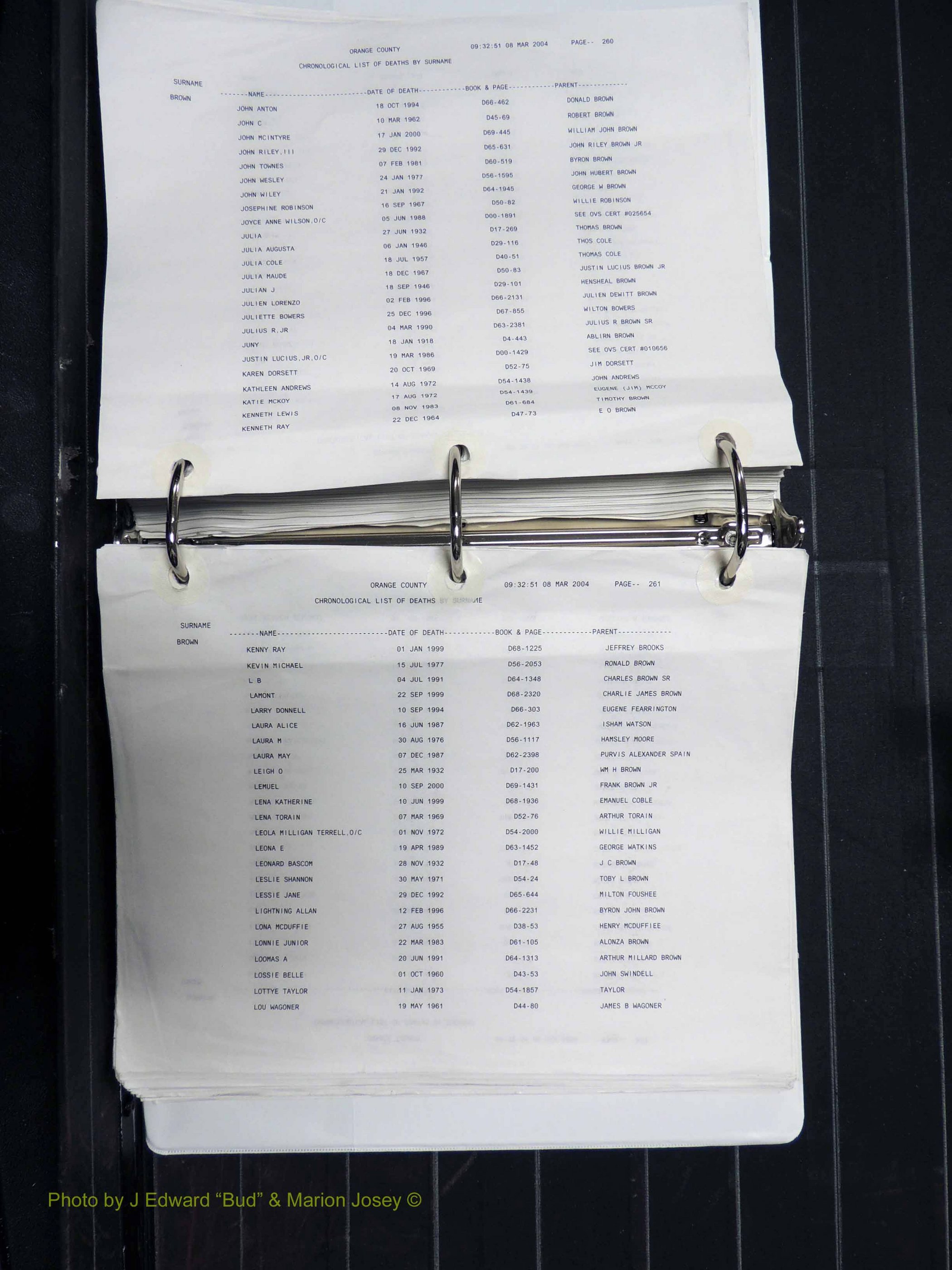 Orange Co, NC, Death Index, A-G, 1913-1998 (234).JPG
