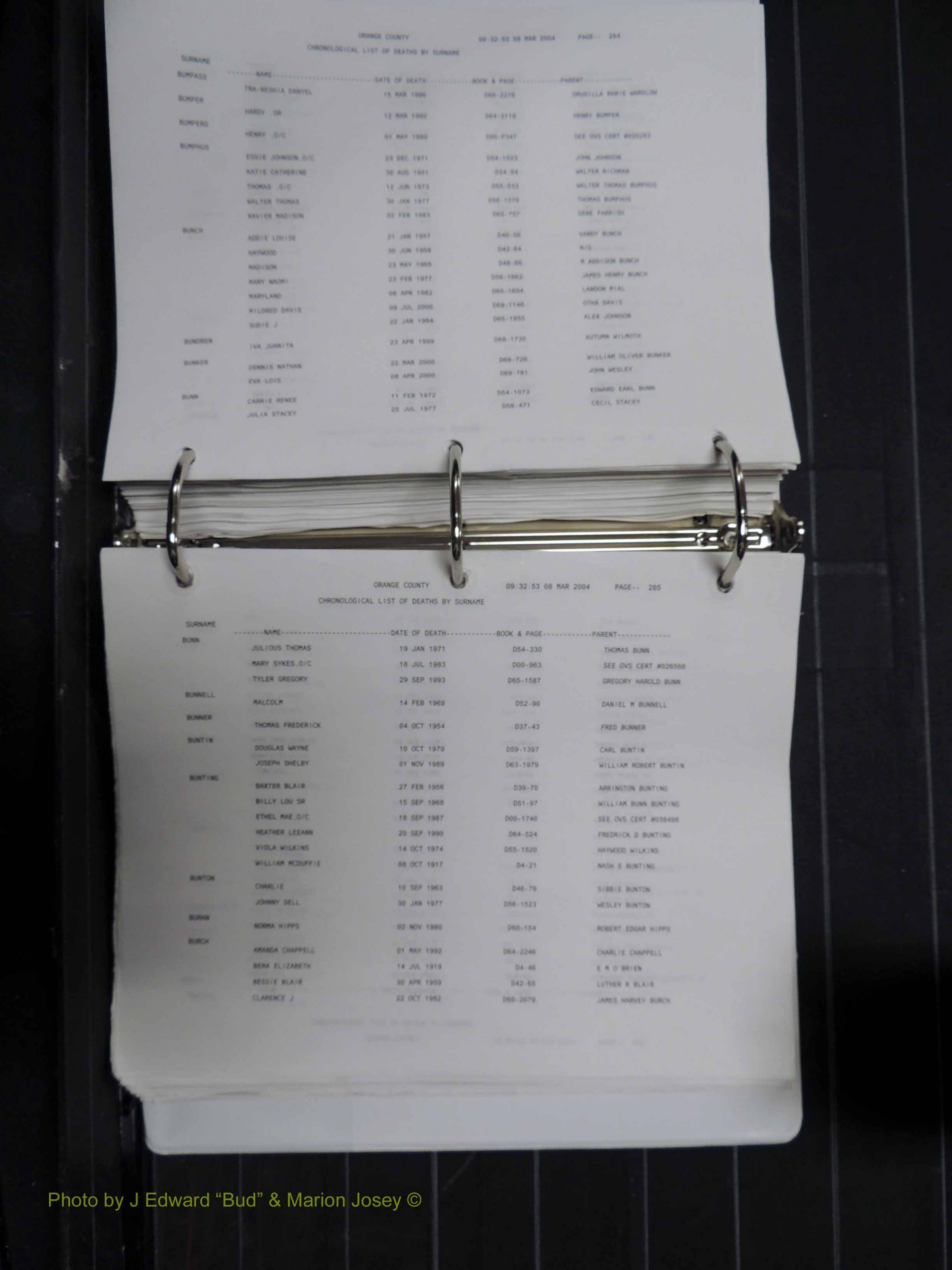 Orange Co, NC, Death Index, A-G, 1913-1998 (246).JPG