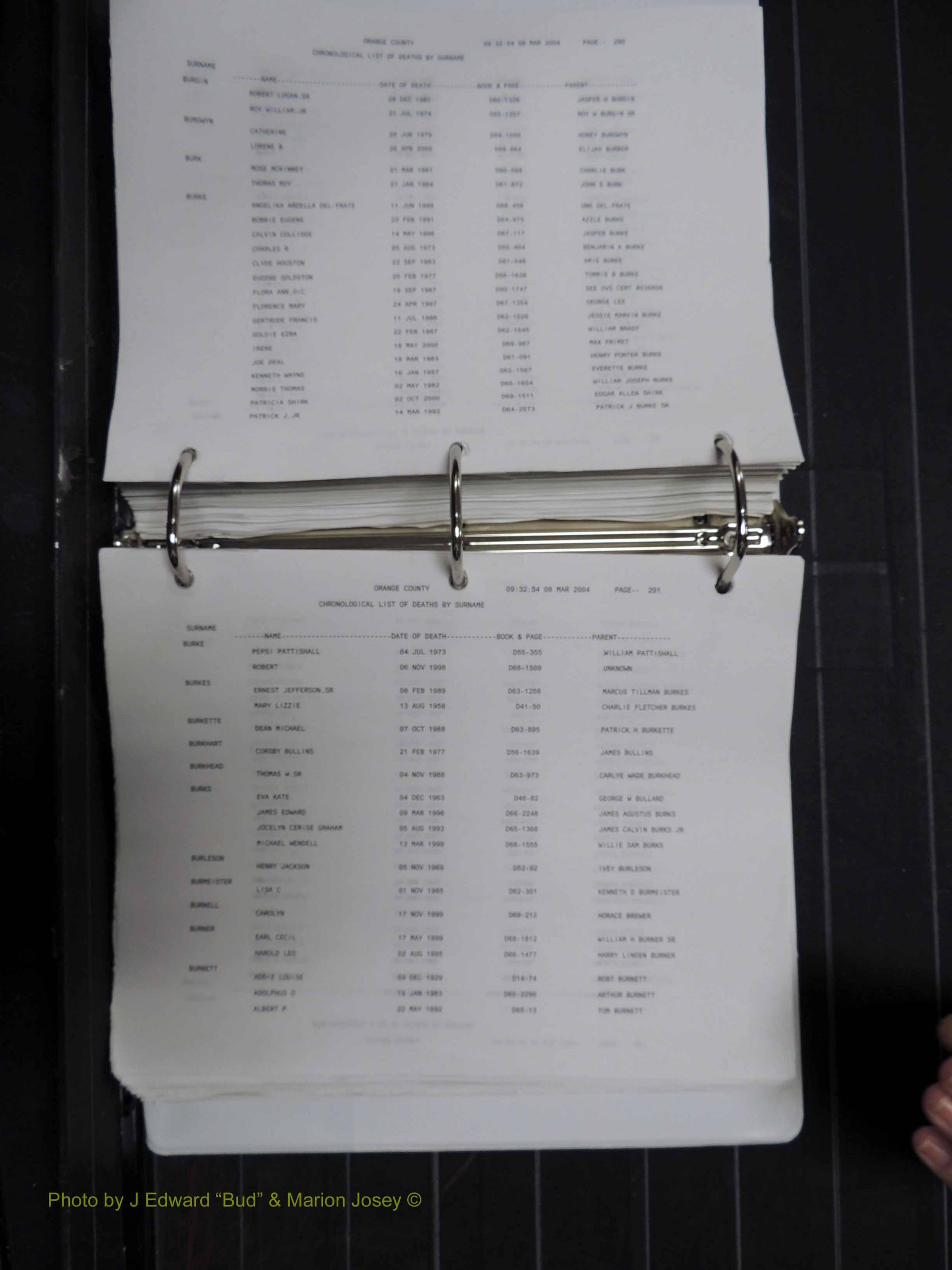 Orange Co, NC, Death Index, A-G, 1913-1998 (249).JPG