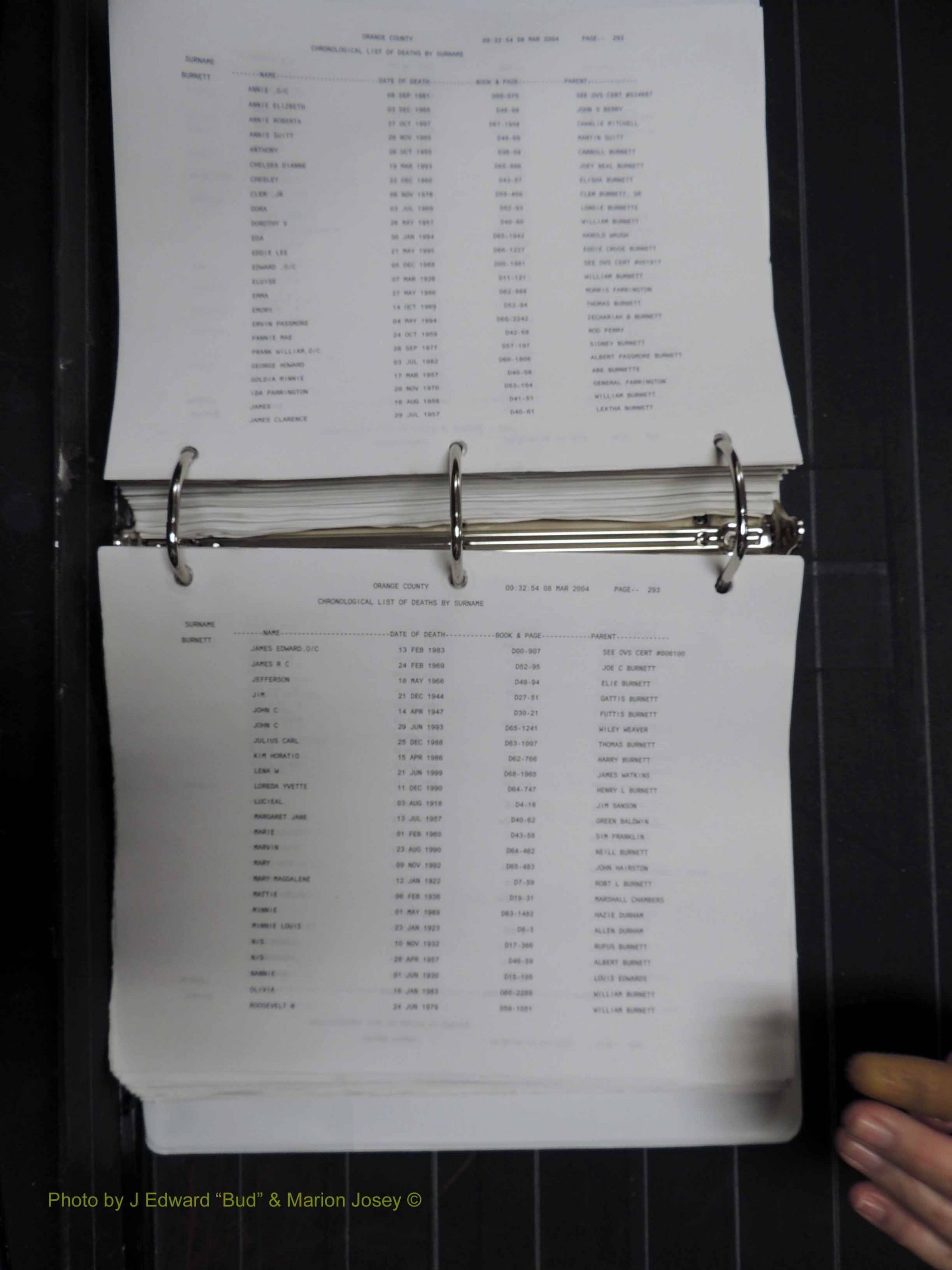 Orange Co, NC, Death Index, A-G, 1913-1998 (250).JPG