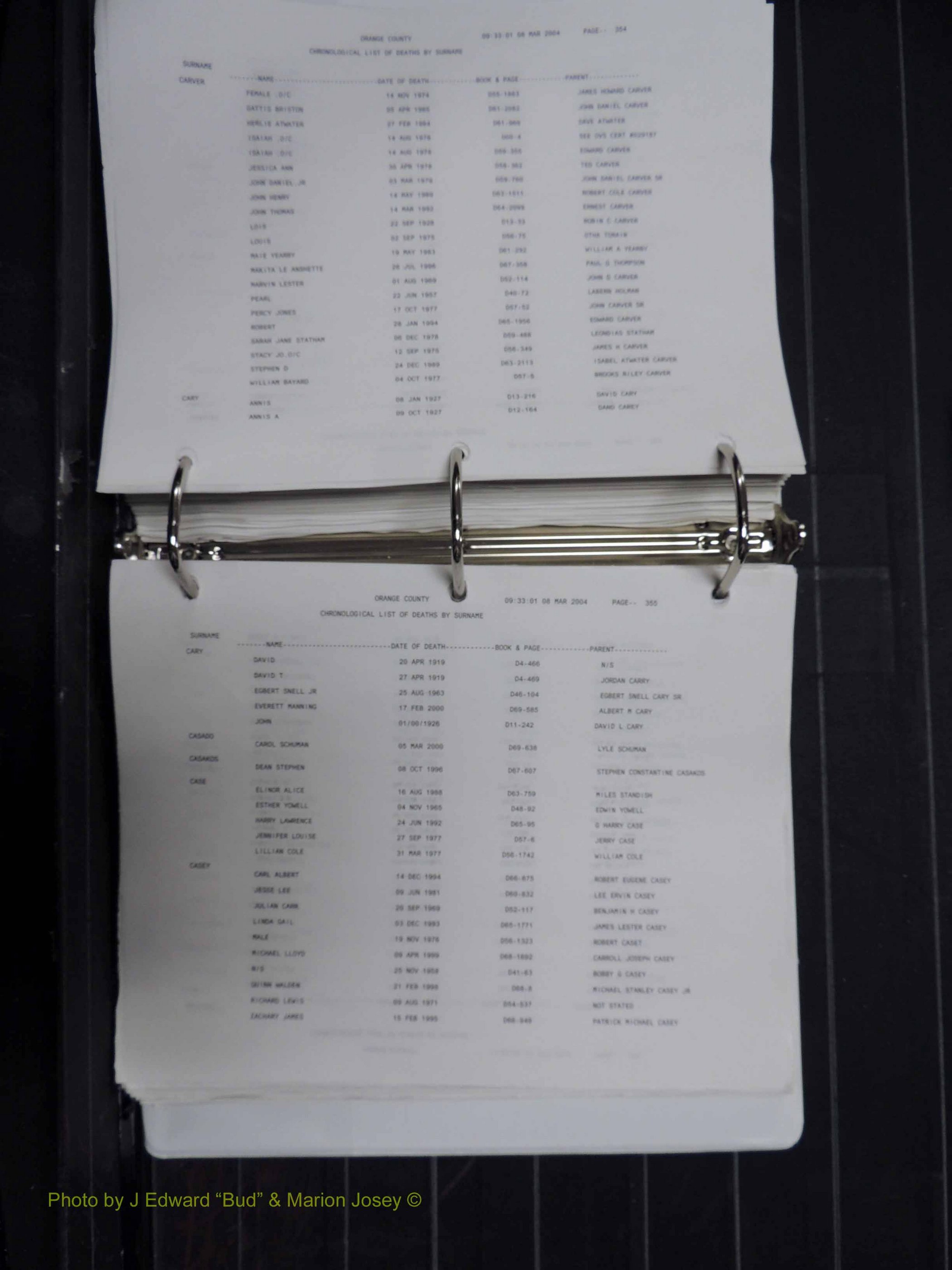 Orange Co, NC, Death Index, A-G, 1913-1998 (282).JPG