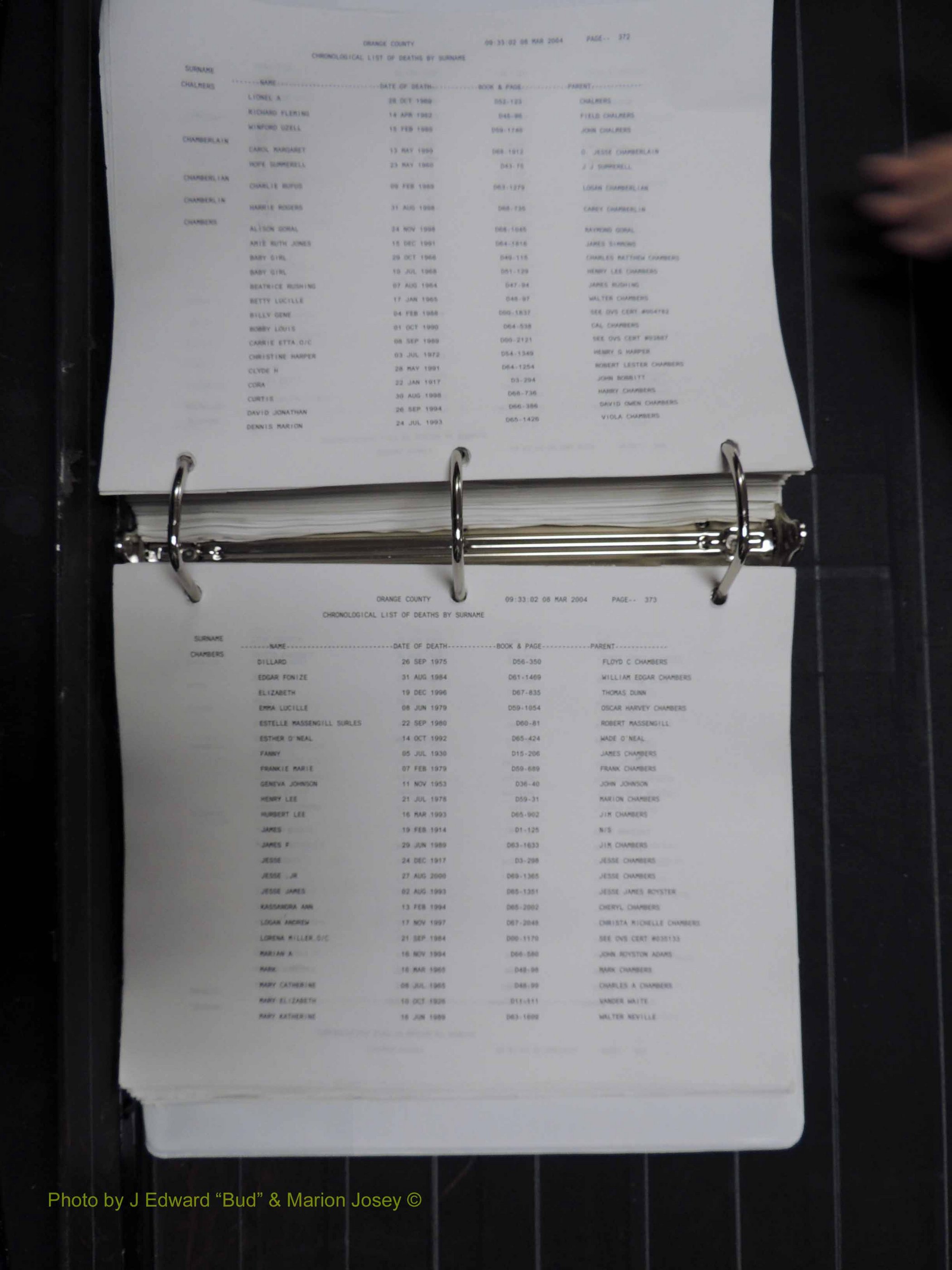 Orange Co, NC, Death Index, A-G, 1913-1998 (291).JPG