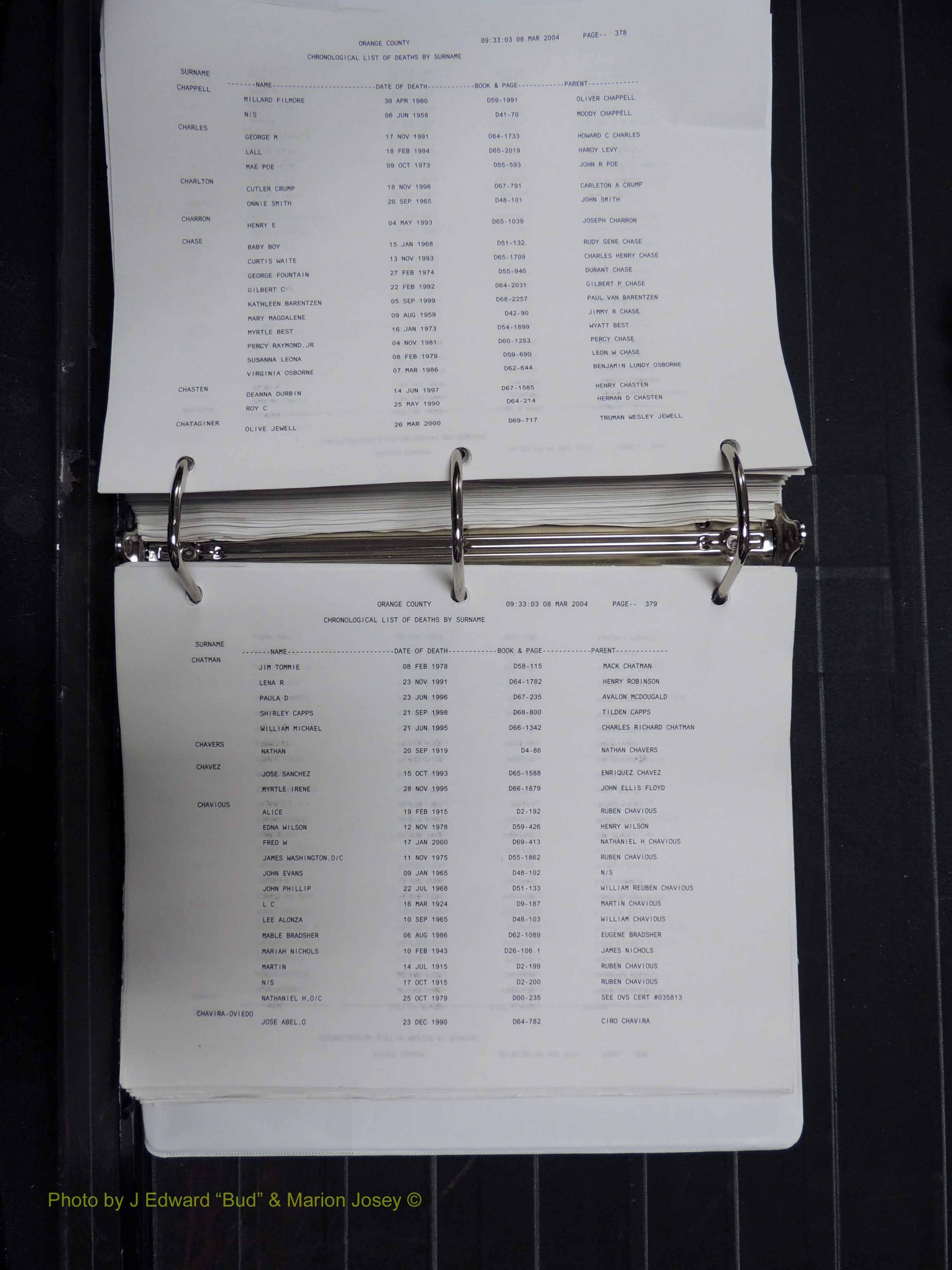 Orange Co, NC, Death Index, A-G, 1913-1998 (294).JPG
