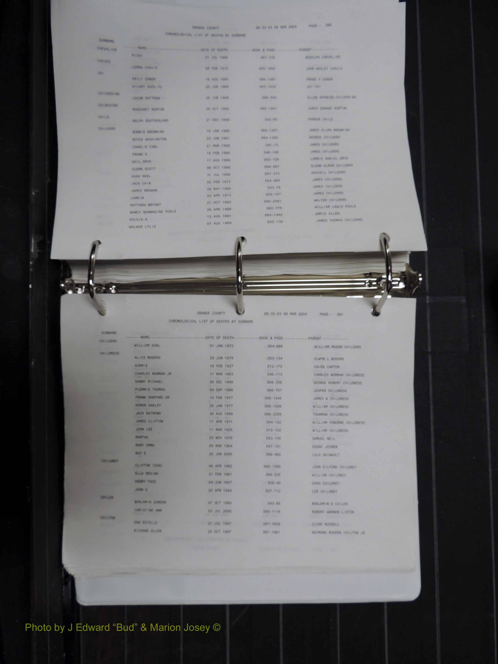 Orange Co, NC, Death Index, A-G, 1913-1998 (300).JPG