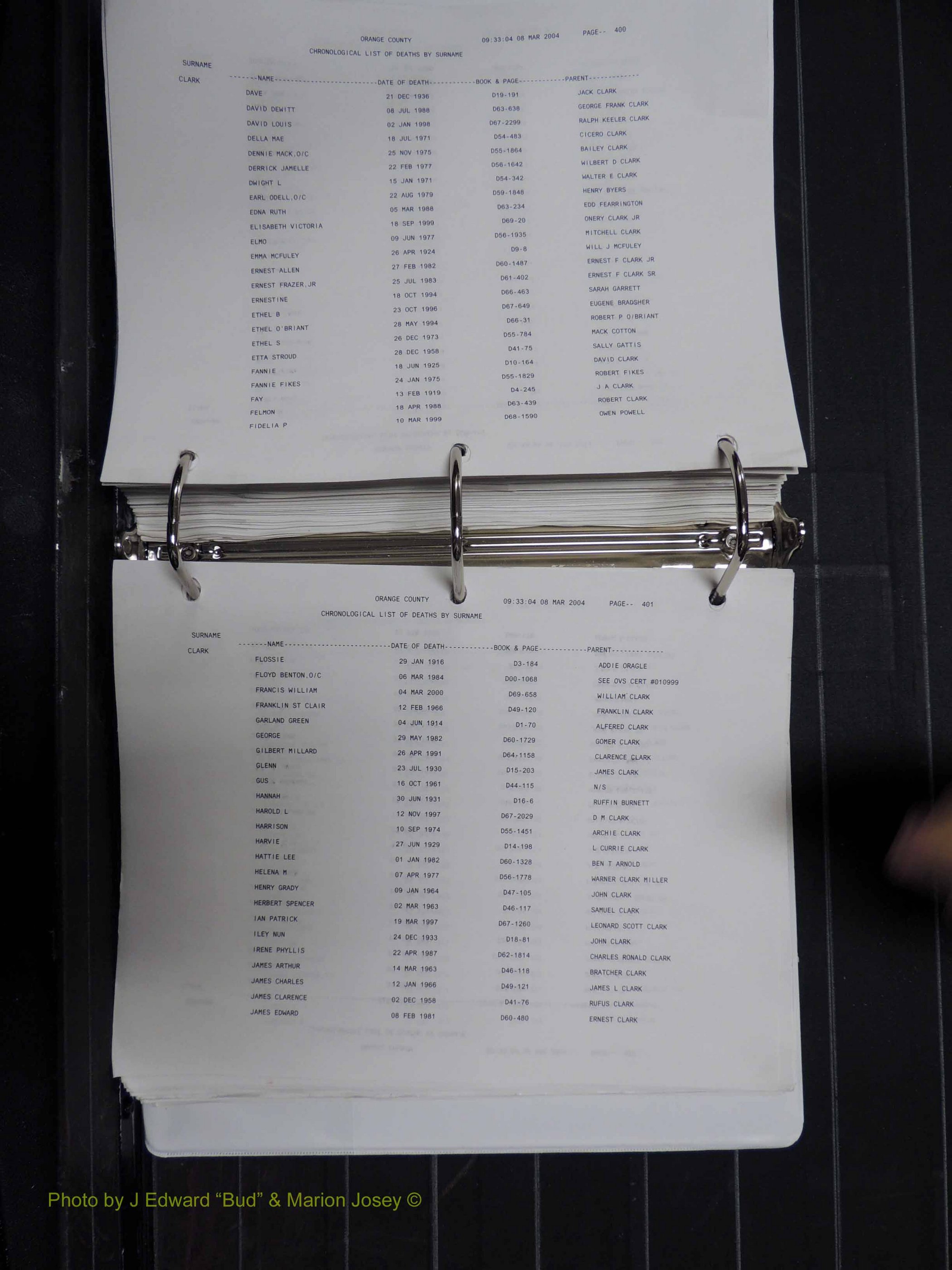 Orange Co, NC, Death Index, A-G, 1913-1998 (305).JPG