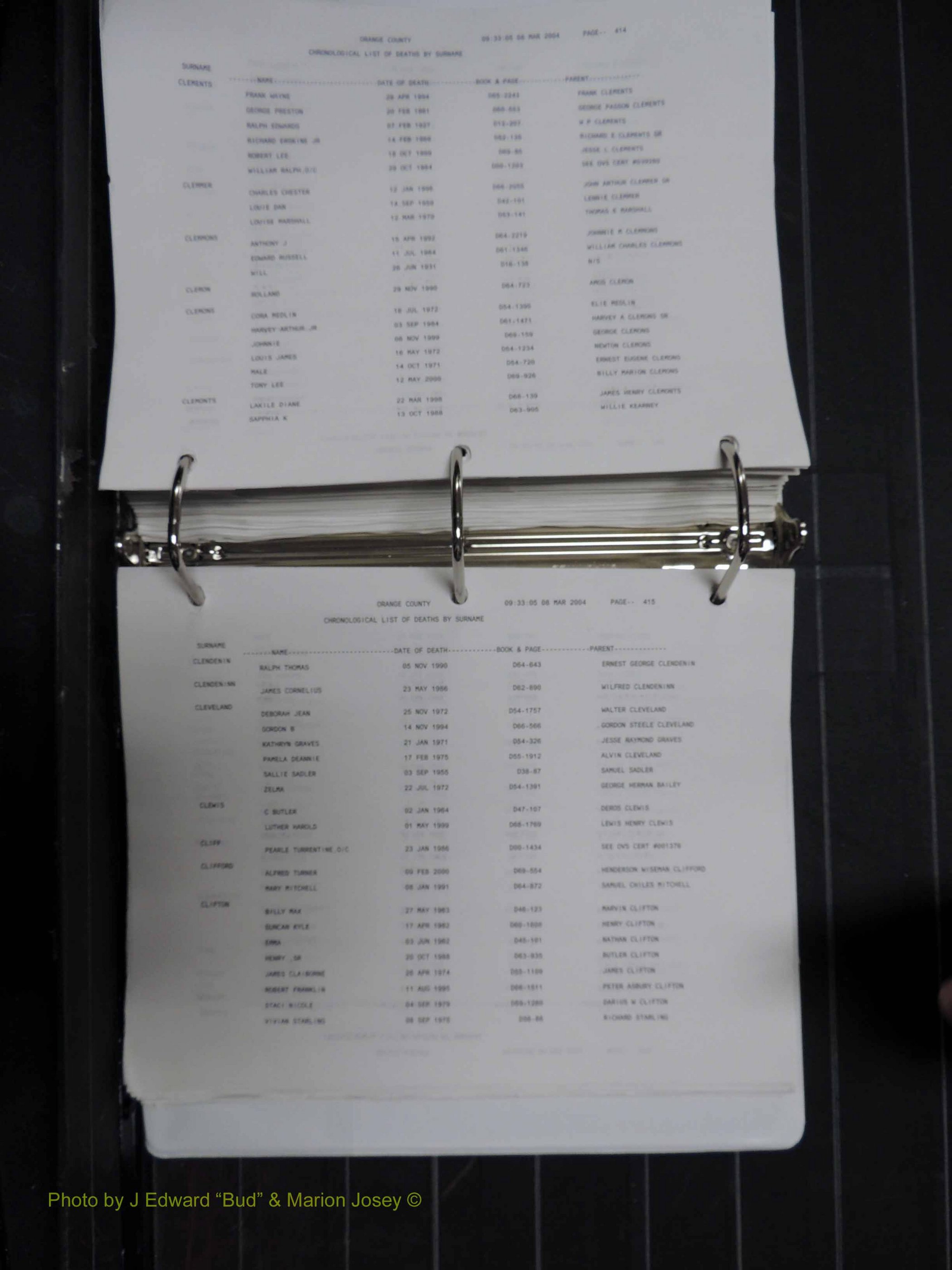 Orange Co, NC, Death Index, A-G, 1913-1998 (312).JPG