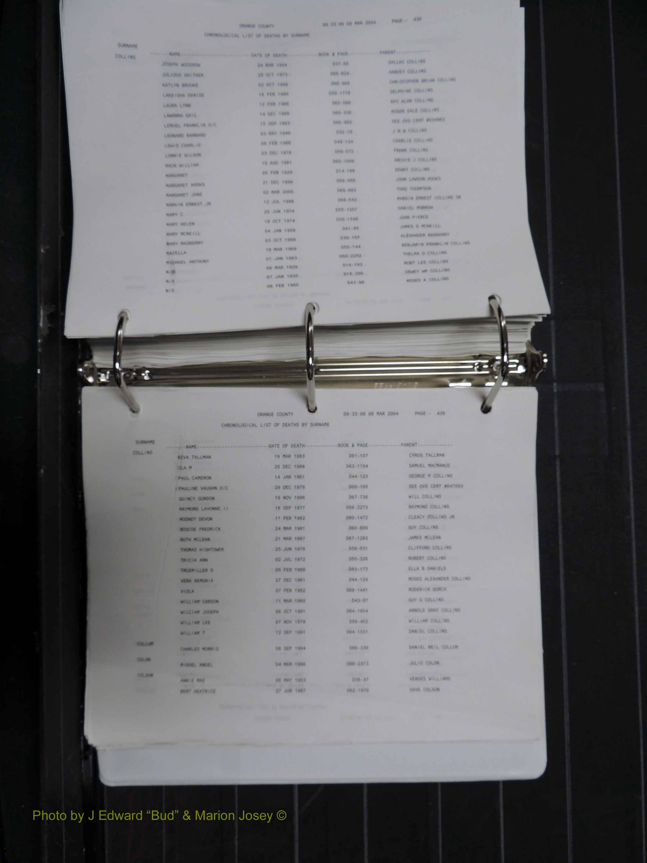 Orange Co, NC, Death Index, A-G, 1913-1998 (324).JPG