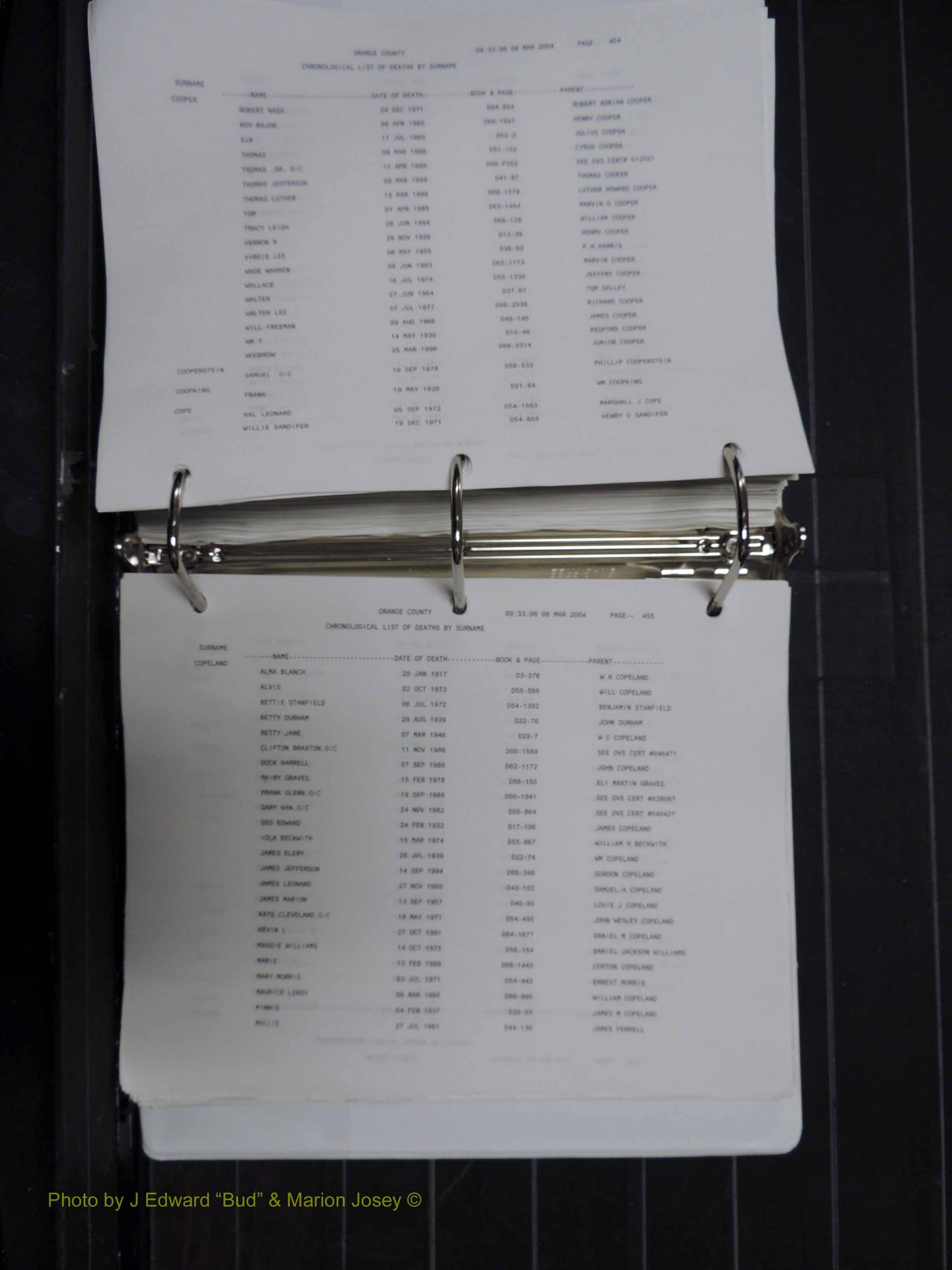Orange Co, NC, Death Index, A-G, 1913-1998 (332).JPG