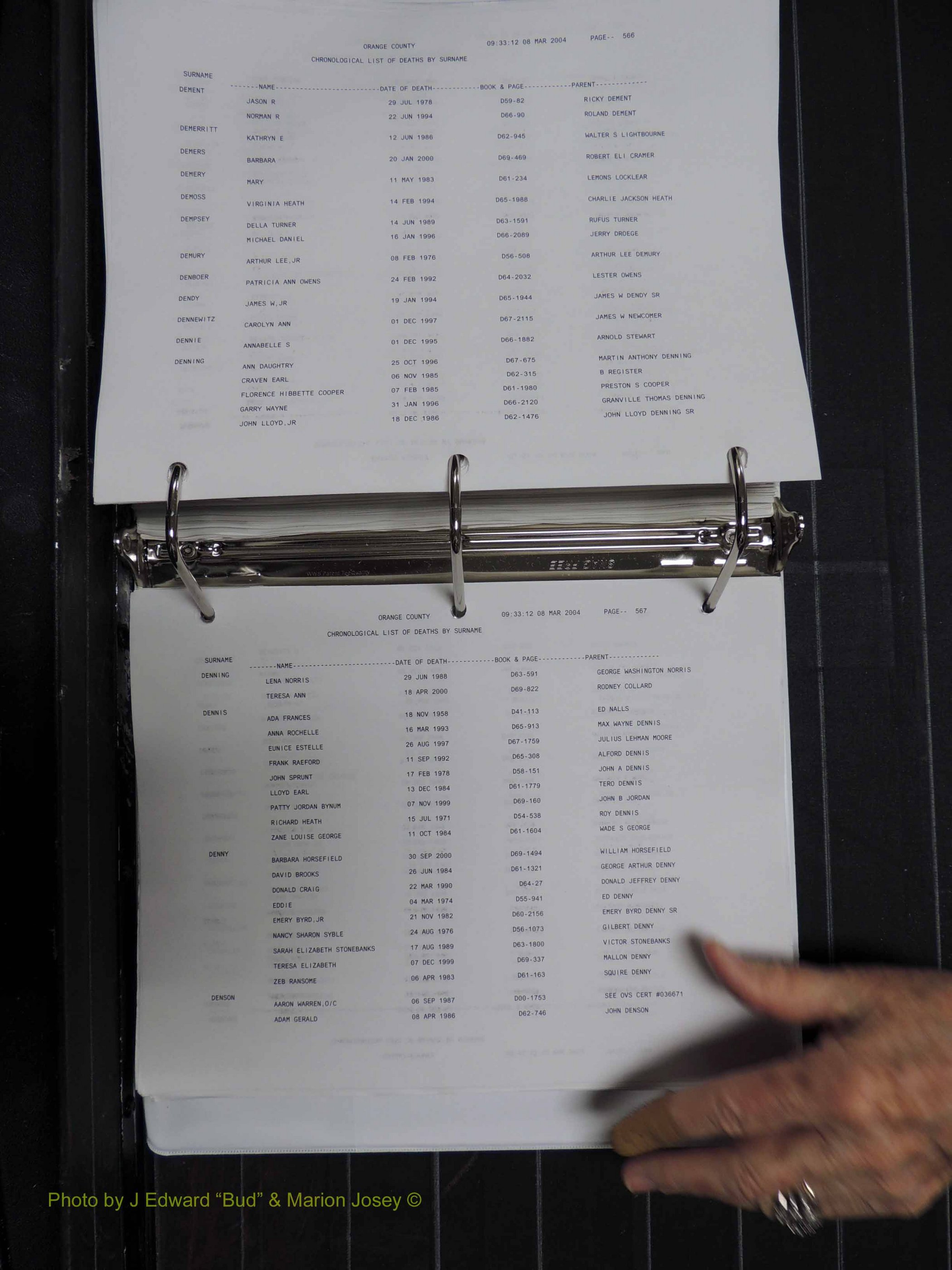 Orange Co, NC, Death Index, A-G, 1913-1998 (390).JPG