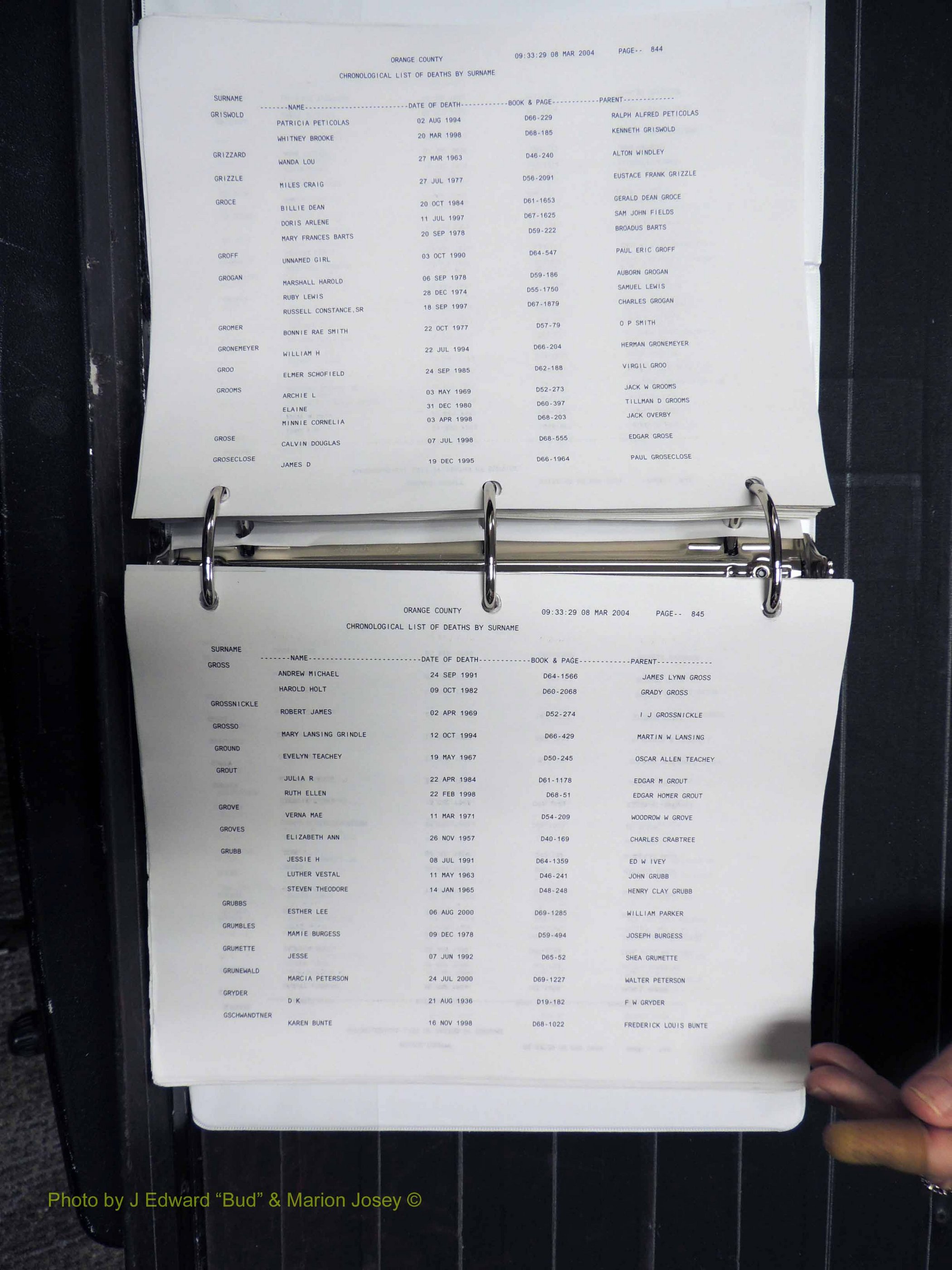 Orange Co, NC, Death Index, G-O, 1913-1998 (143).JPG