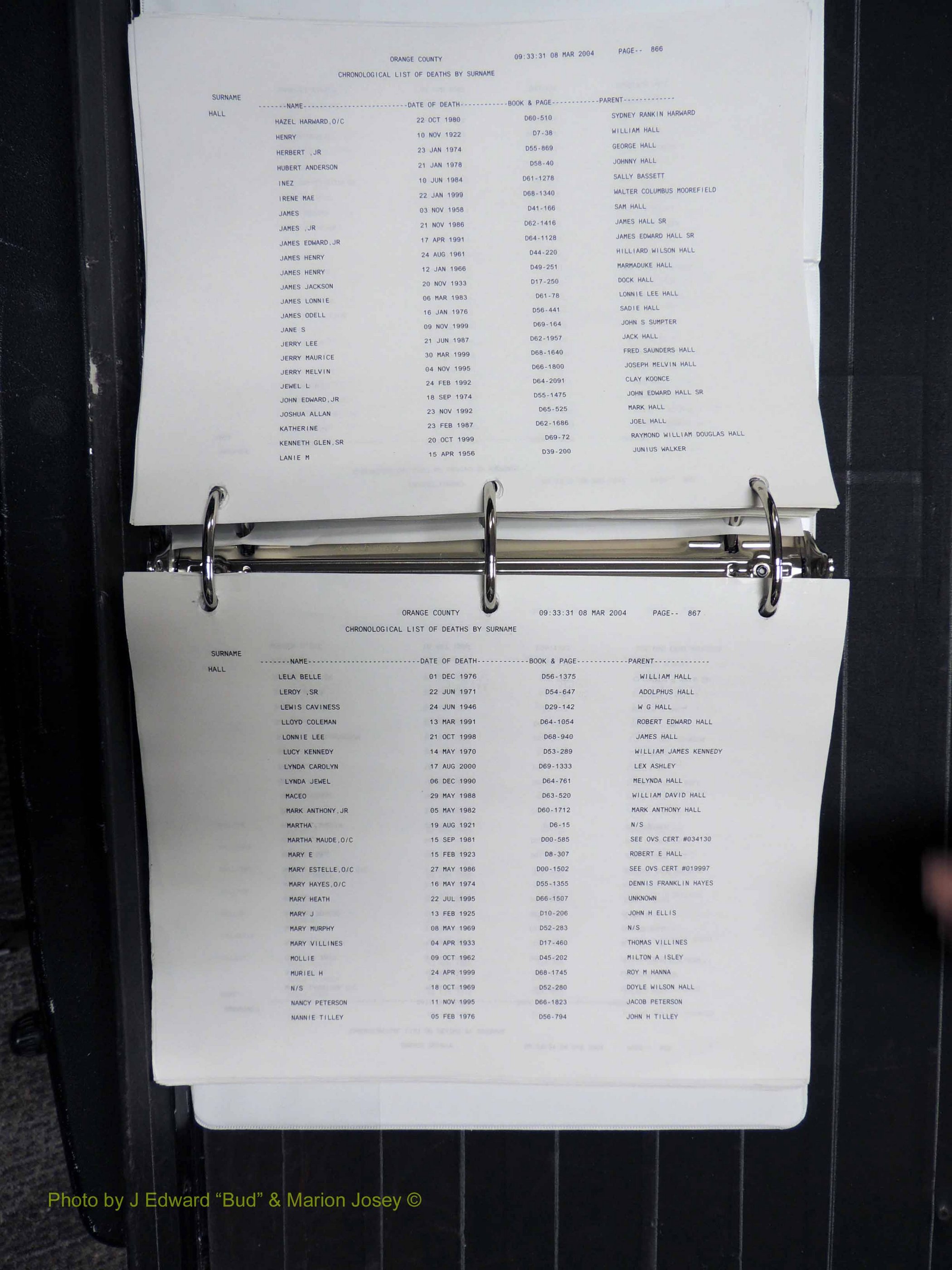 Orange Co, NC, Death Index, G-O, 1913-1998 (154).JPG