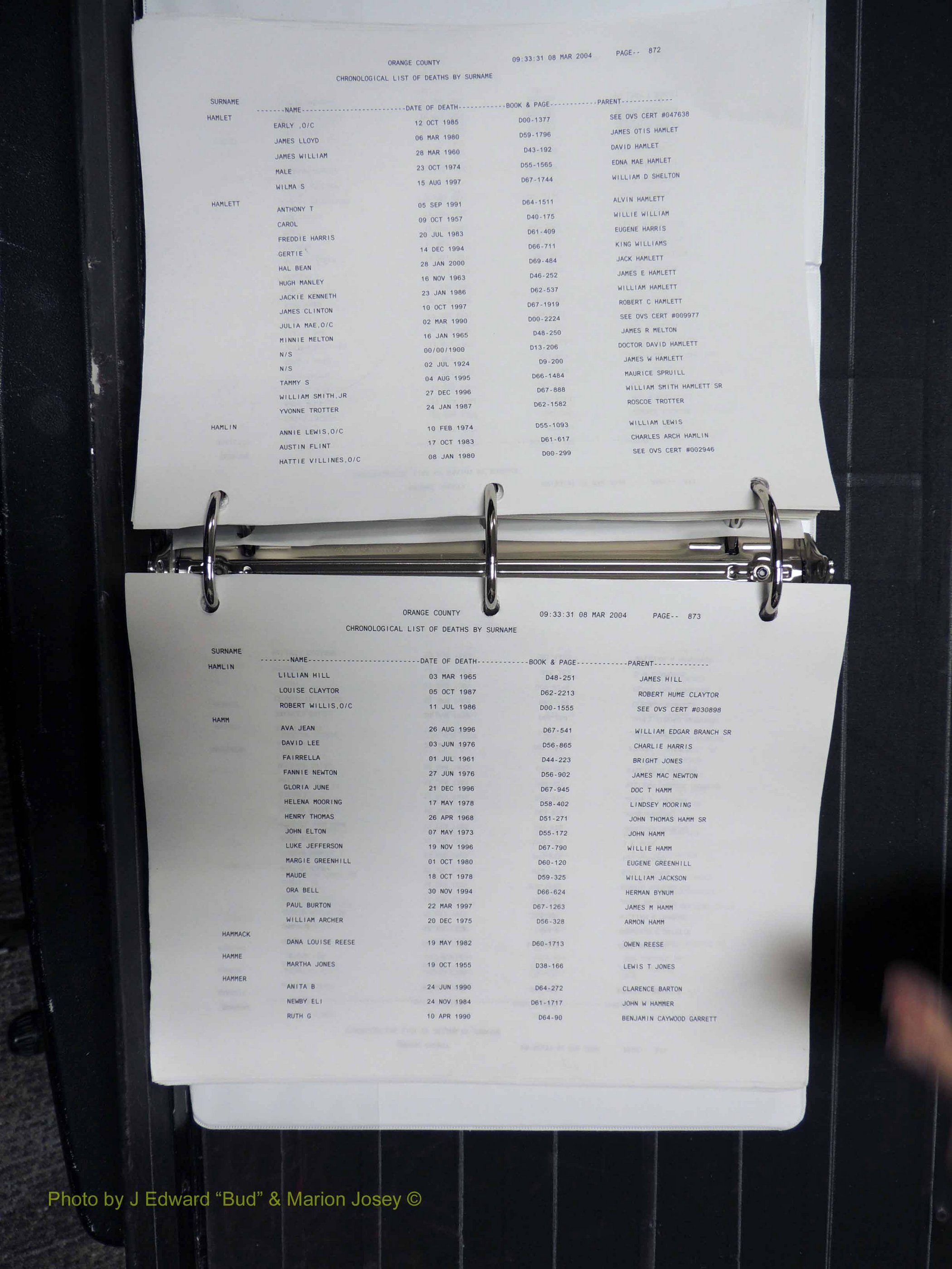 Orange Co, NC, Death Index, G-O, 1913-1998 (157).JPG