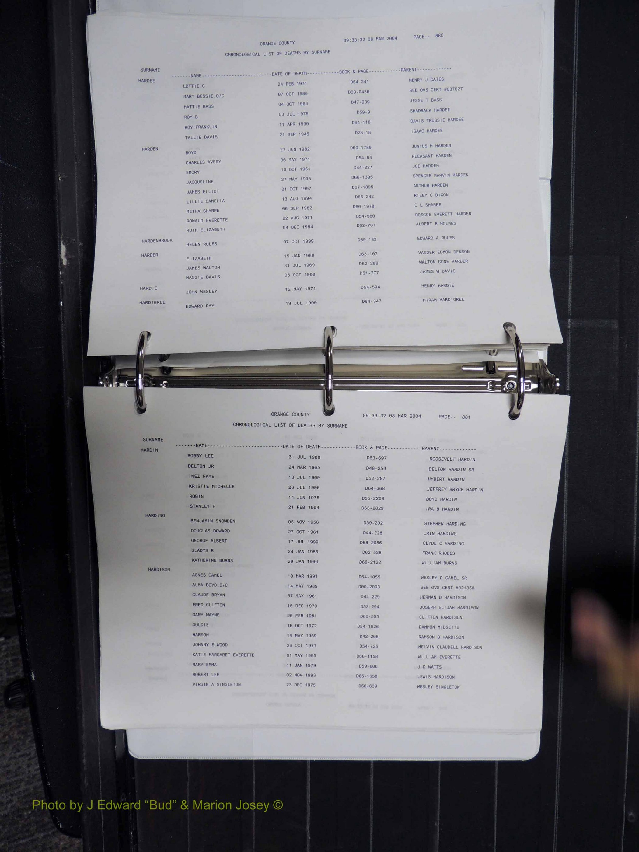 Orange Co, NC, Death Index, G-O, 1913-1998 (161).JPG