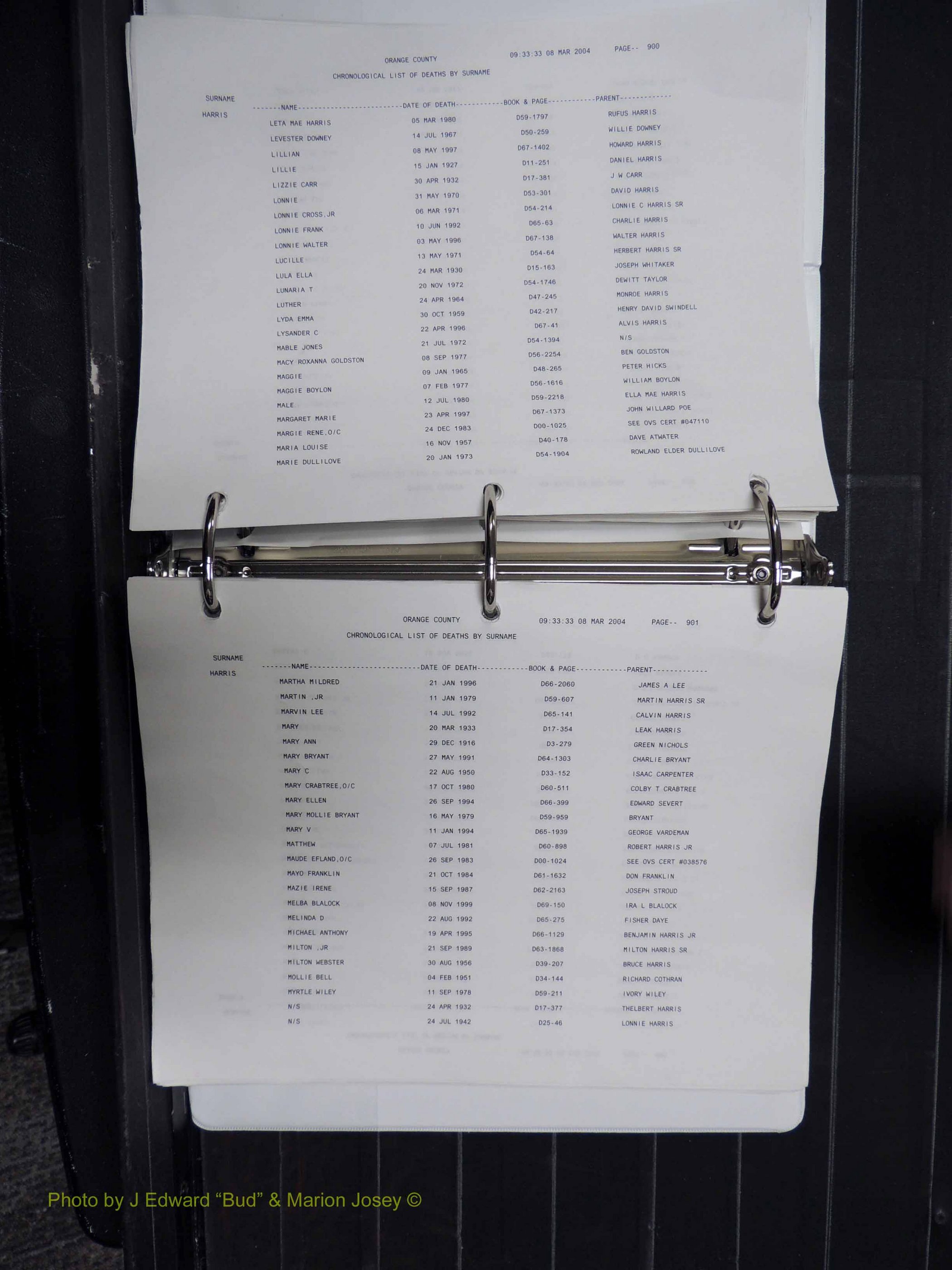 Orange Co, NC, Death Index, G-O, 1913-1998 (171).JPG