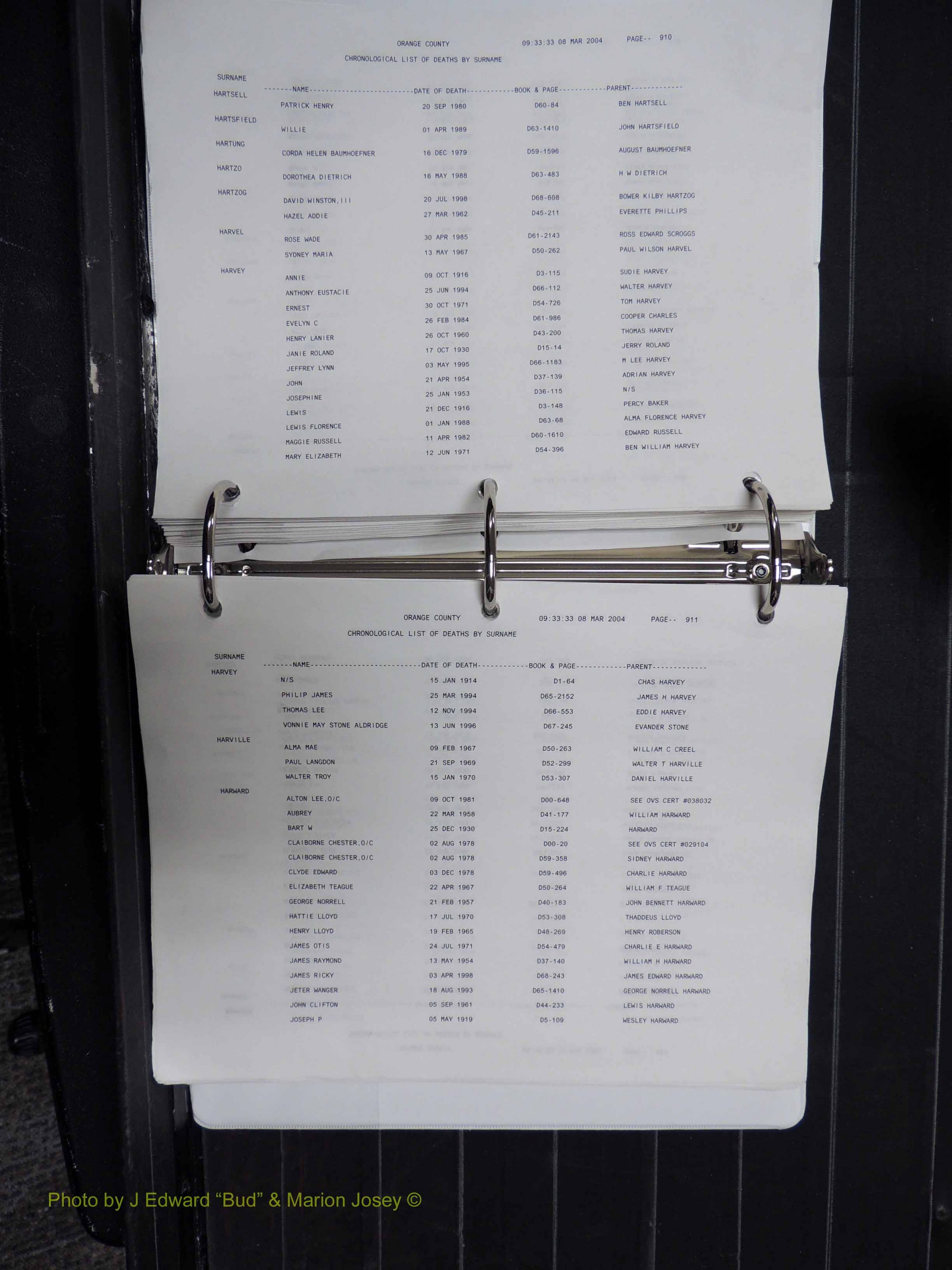 Orange Co, NC, Death Index, G-O, 1913-1998 (176).JPG