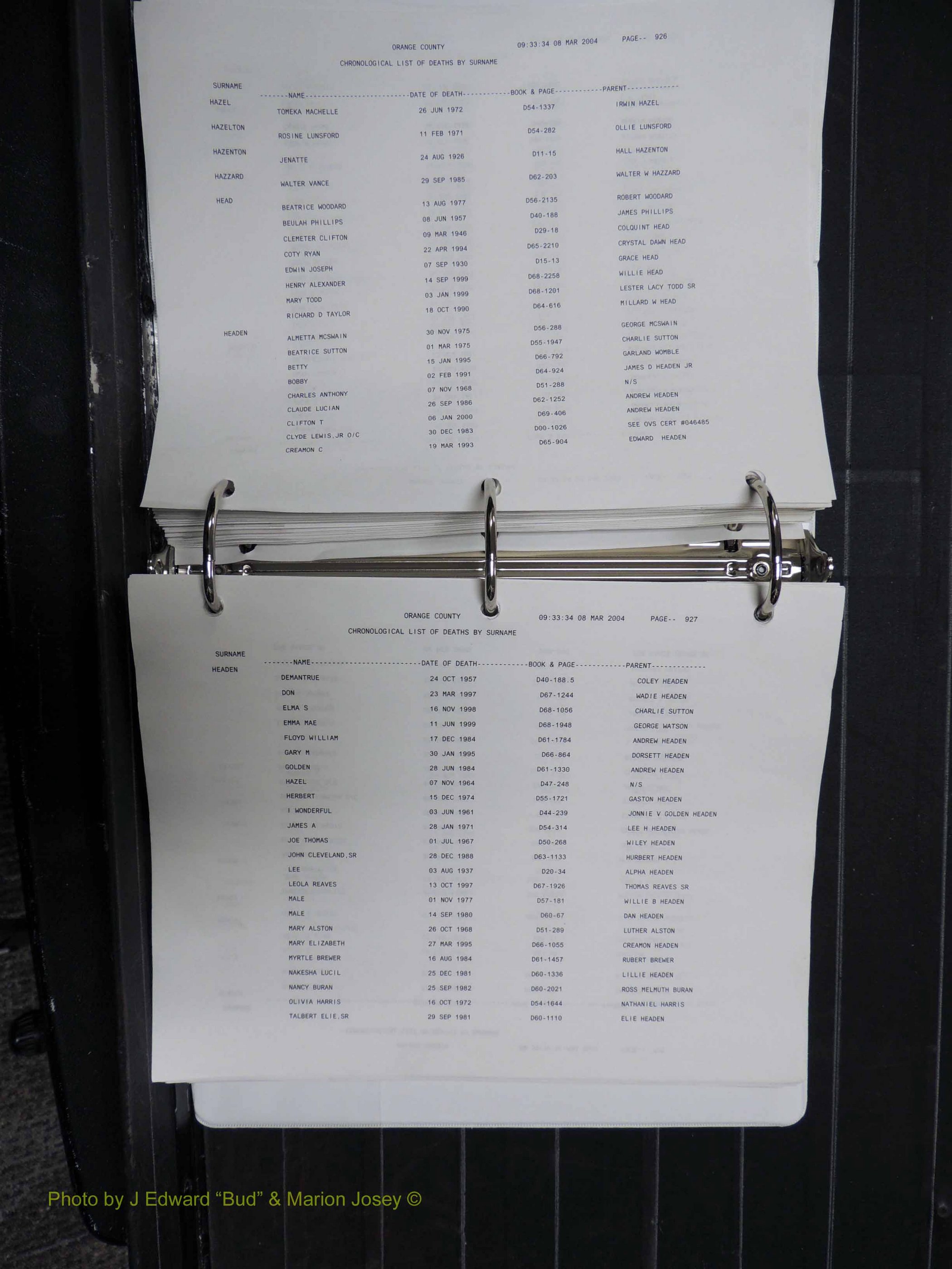 Orange Co, NC, Death Index, G-O, 1913-1998 (186).JPG