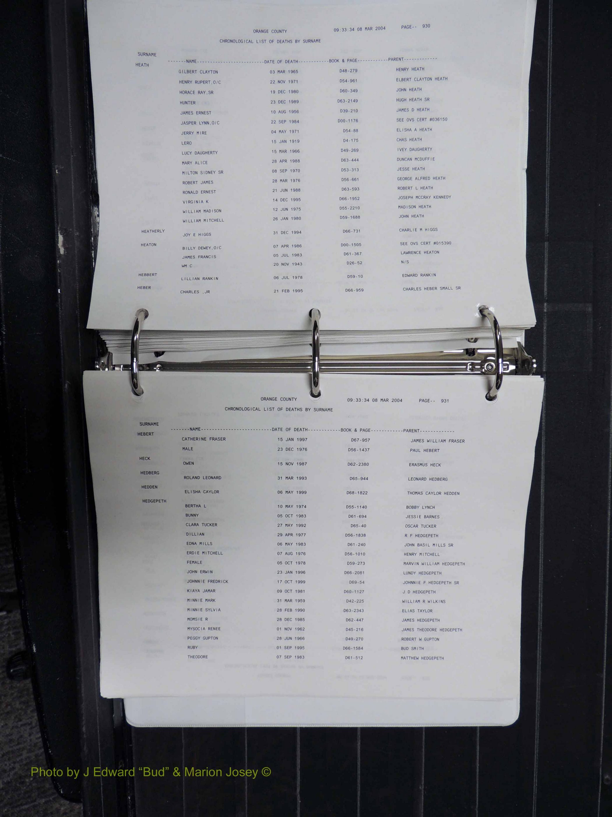 Orange Co, NC, Death Index, G-O, 1913-1998 (188).JPG