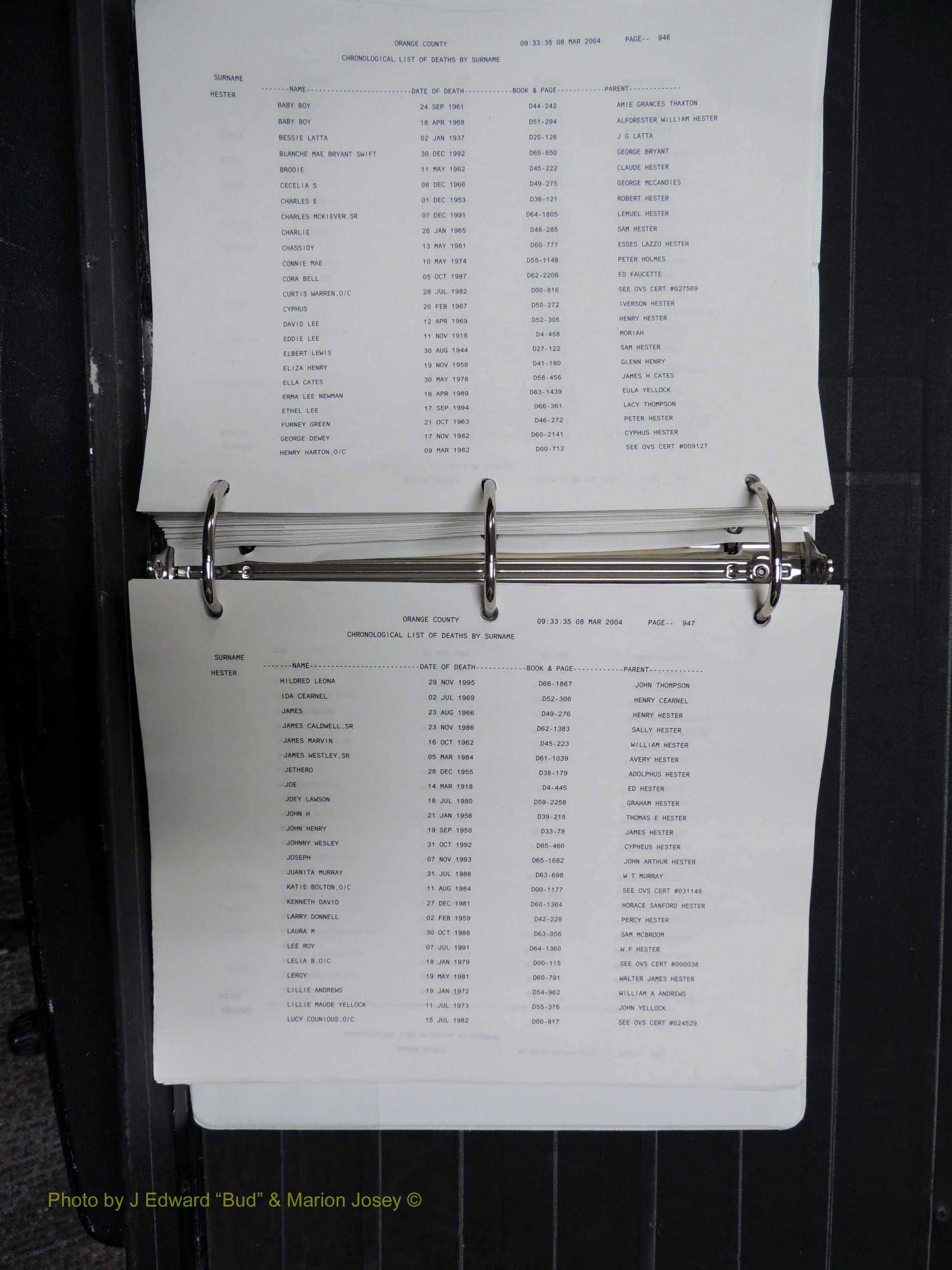 Orange Co, NC, Death Index, G-O, 1913-1998 (196).JPG