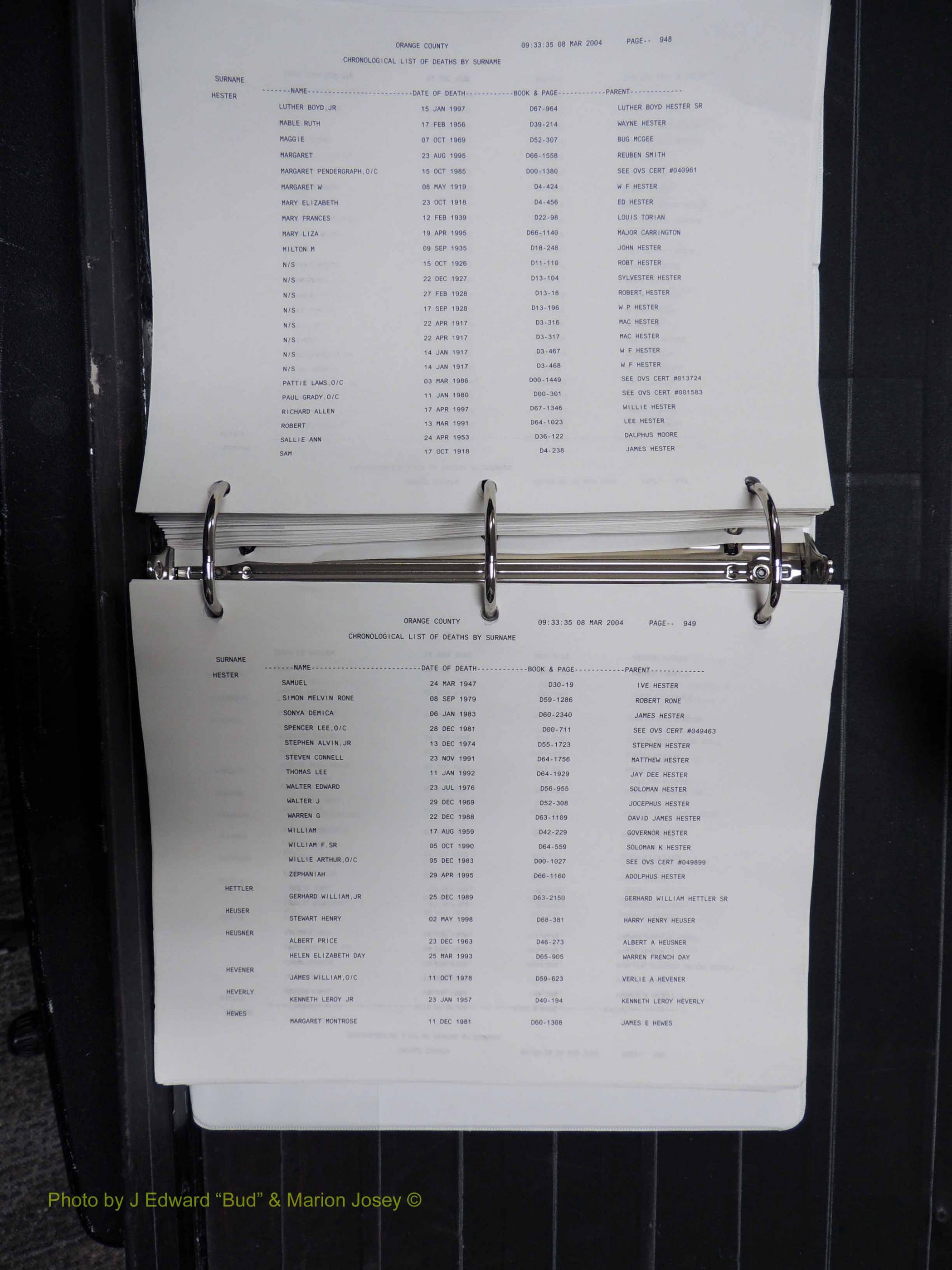 Orange Co, NC, Death Index, G-O, 1913-1998 (197).JPG