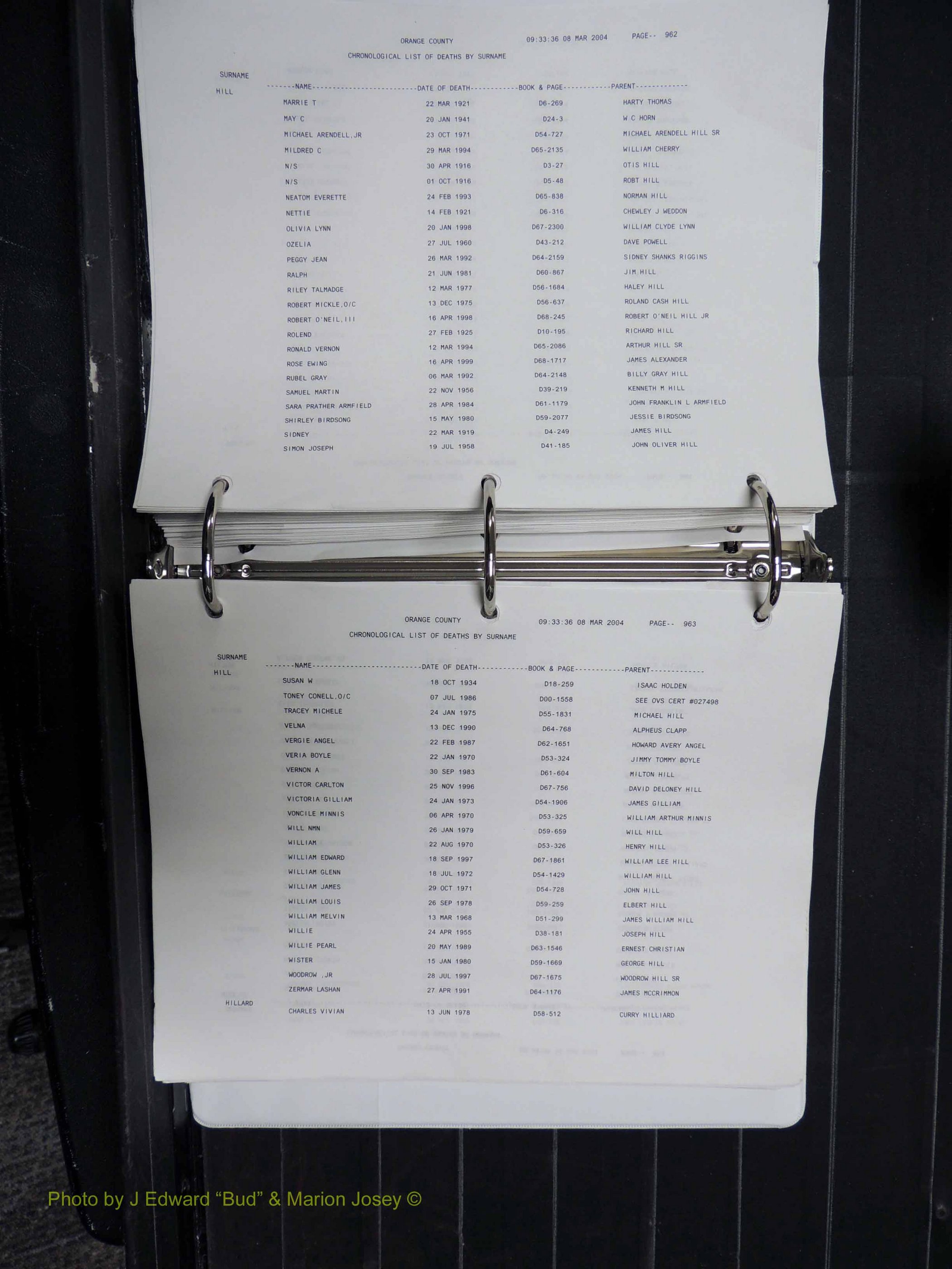Orange Co, NC, Death Index, G-O, 1913-1998 (204).JPG