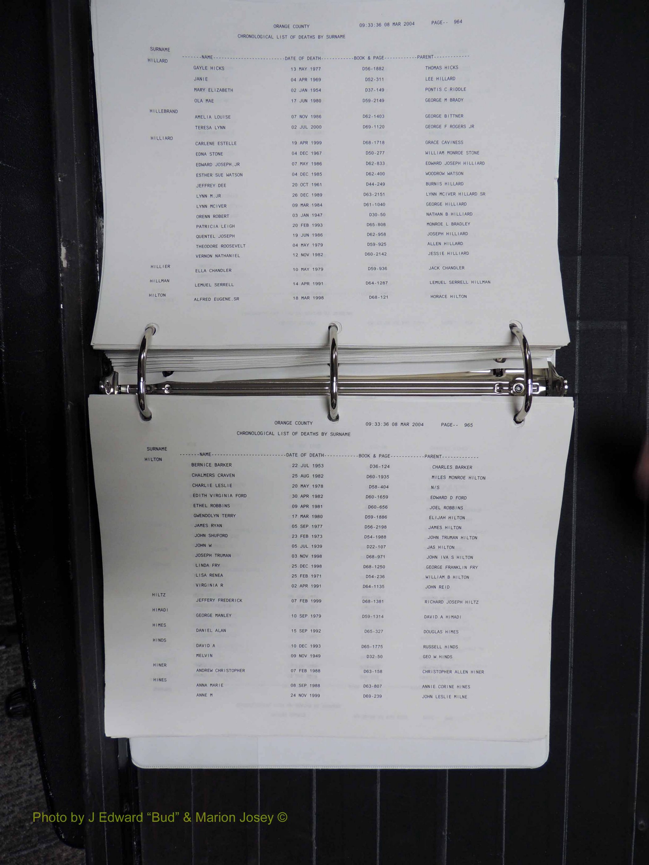 Orange Co, NC, Death Index, G-O, 1913-1998 (205).JPG