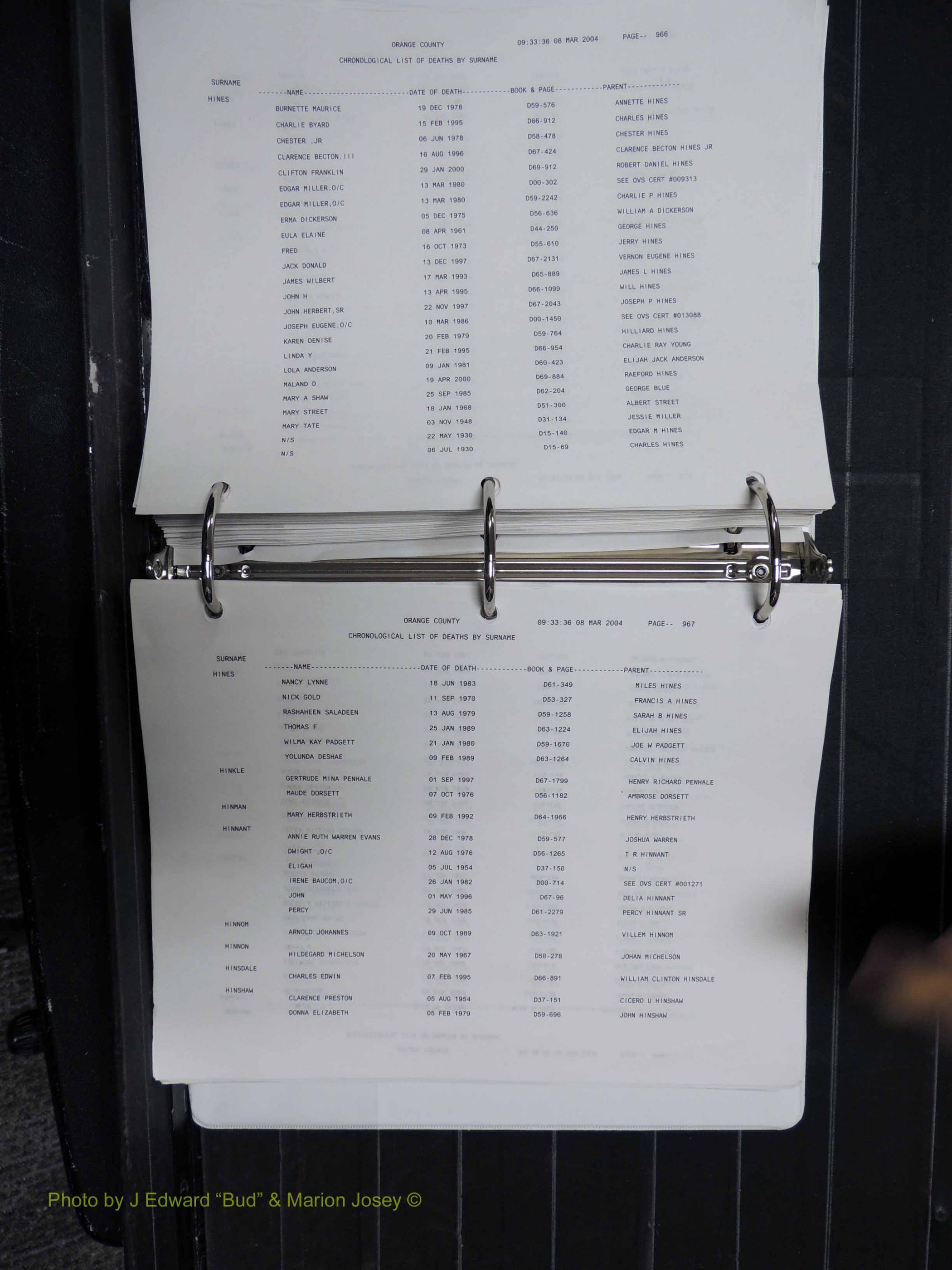 Orange Co, NC, Death Index, G-O, 1913-1998 (206).JPG
