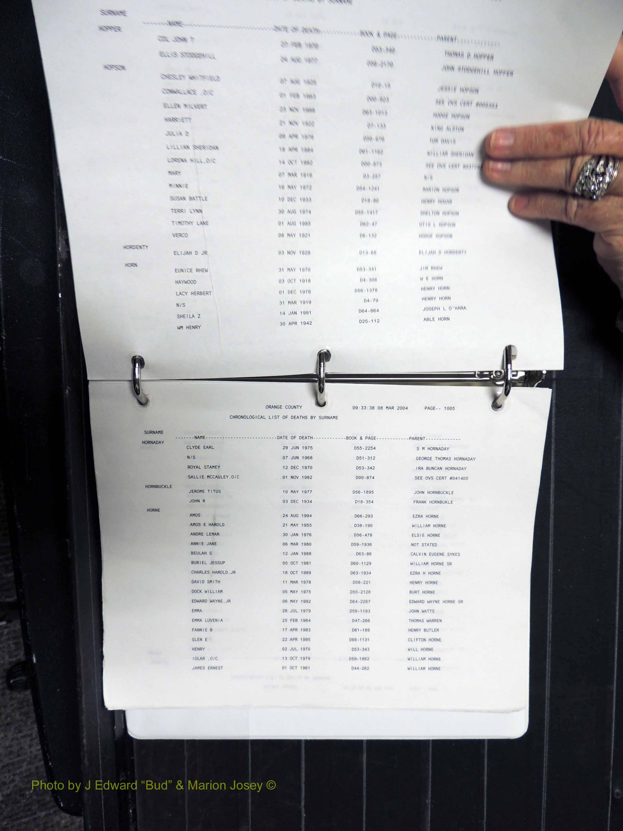 Orange Co, NC, Death Index, G-O, 1913-1998 (226).JPG