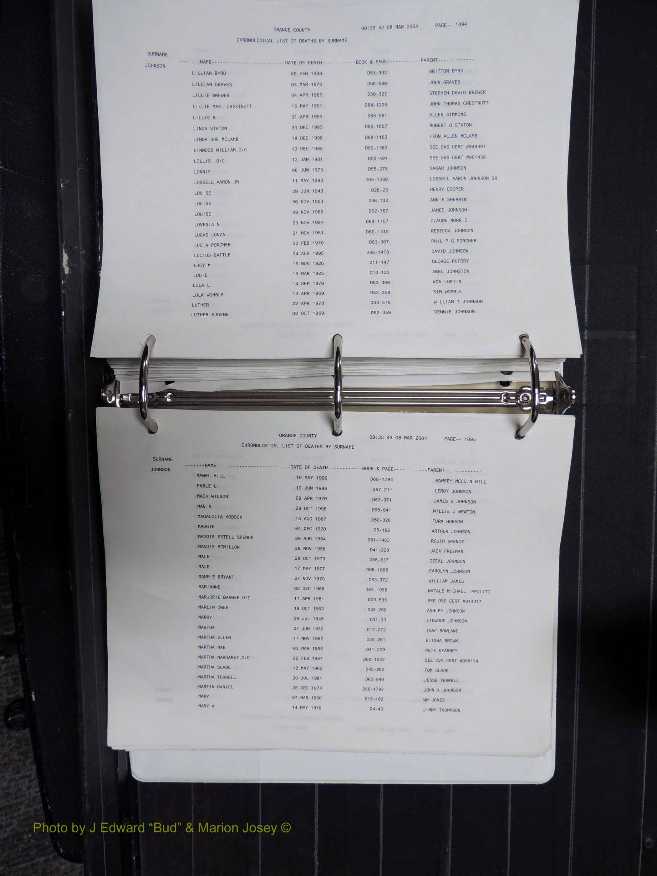 Orange Co, NC, Death Index, G-O, 1913-1998 (272).JPG