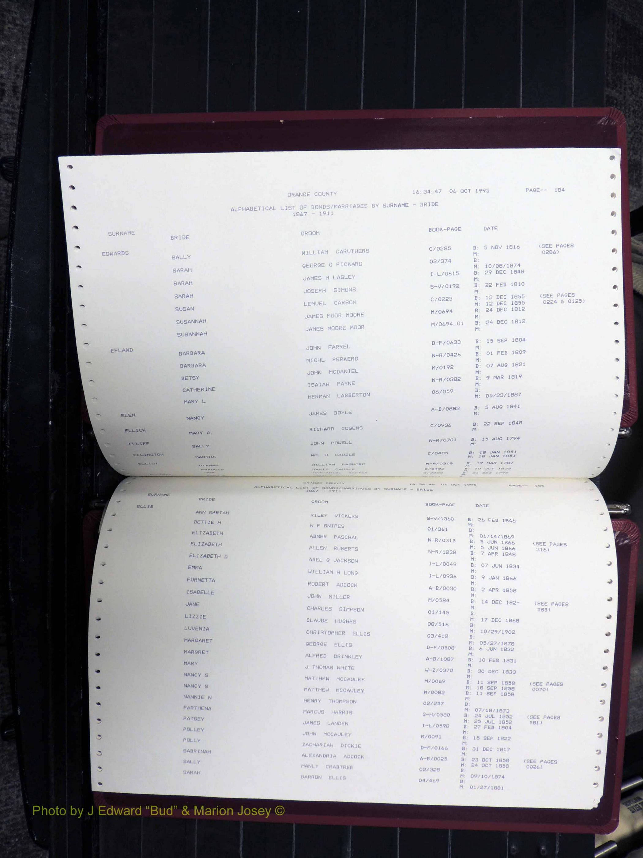 Orange Co, NC, Marriages, Female, A-I, 1752-1911 (194).JPG
