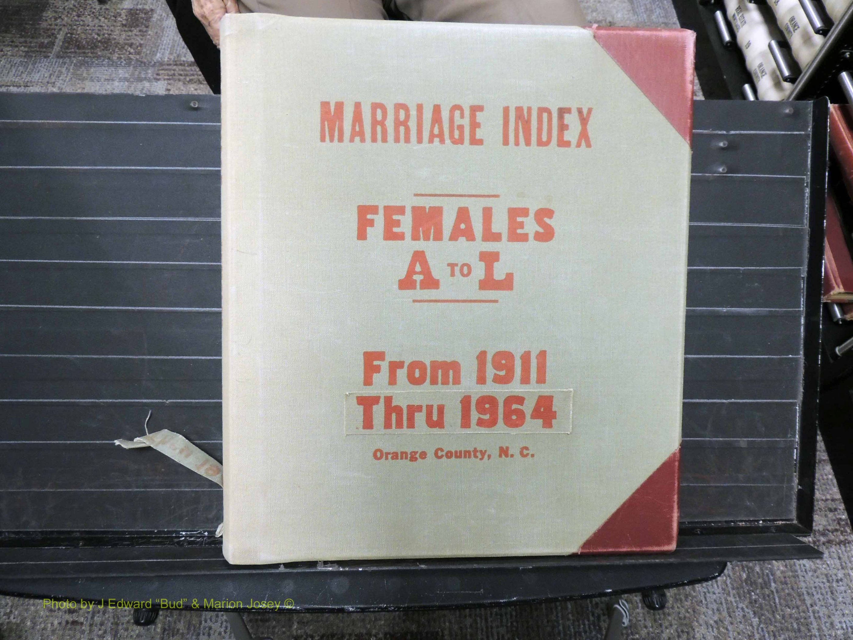 Orange Co, NC, Marriages, Female, A-L, 1911-1964 (100).JPG