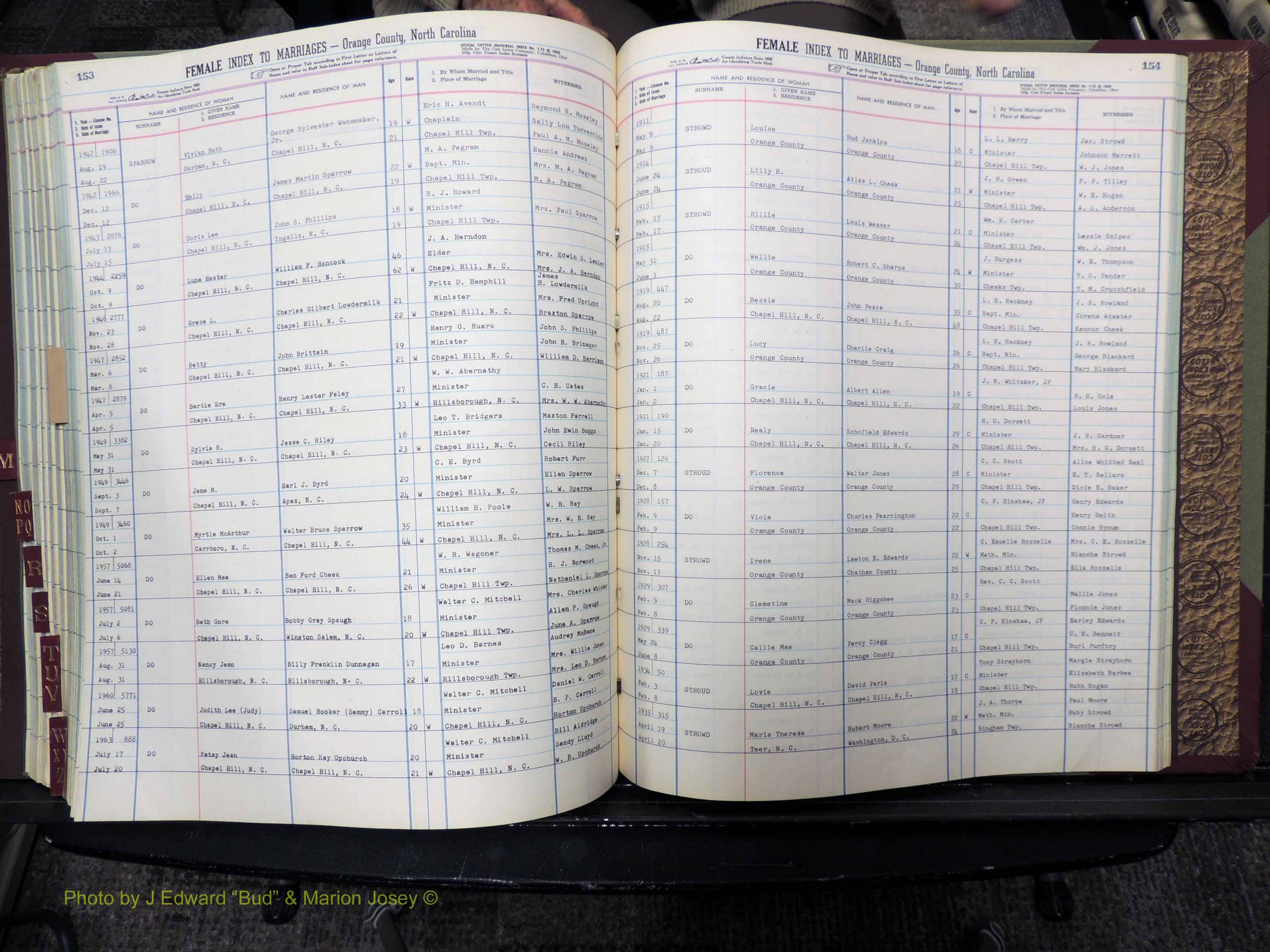 Orange Co, NC, Marriages, Female, A-L, 1911-1964 (490).JPG