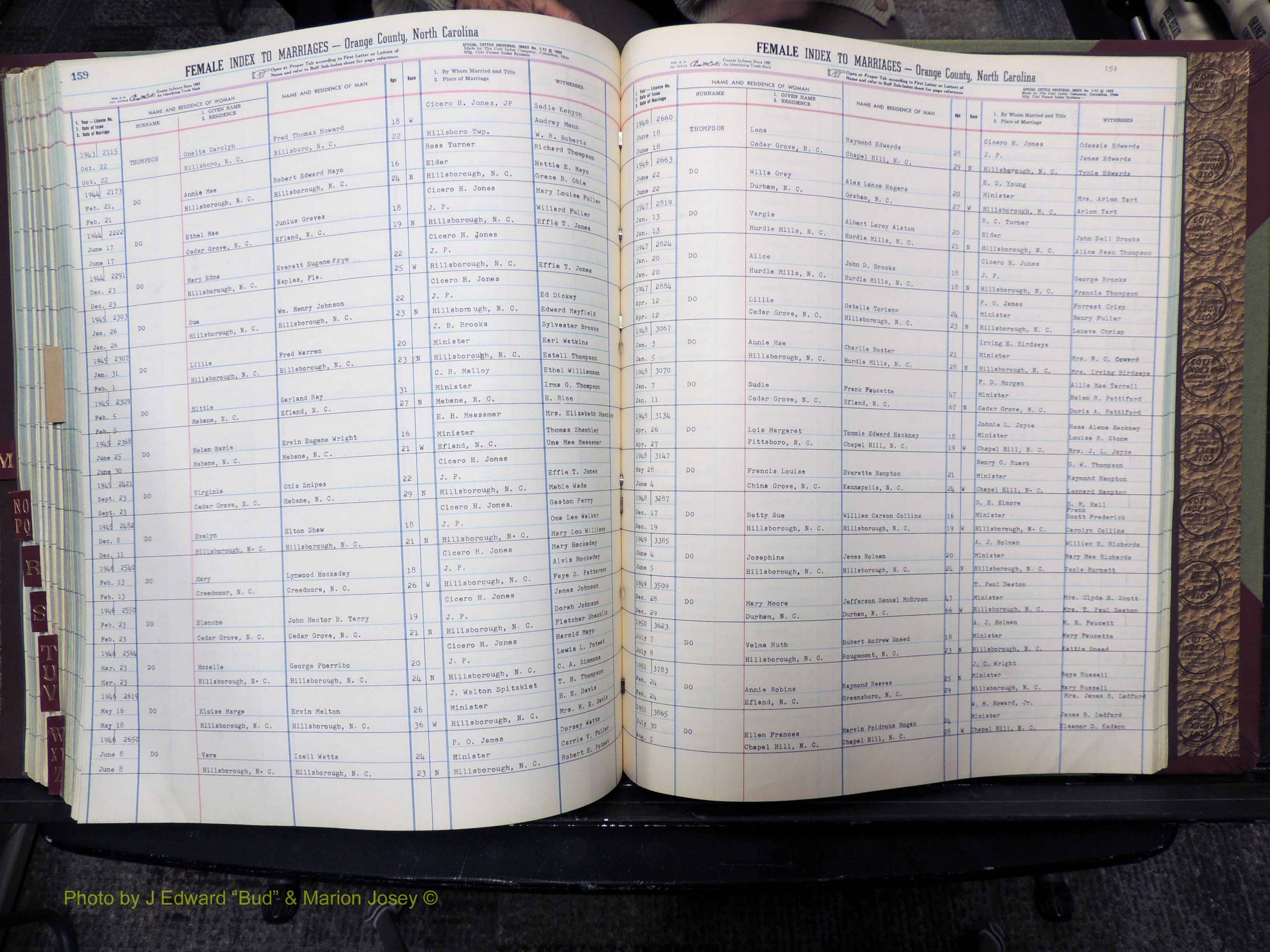 Orange Co, NC, Marriages, Female, A-L, 1911-1964 (502).JPG
