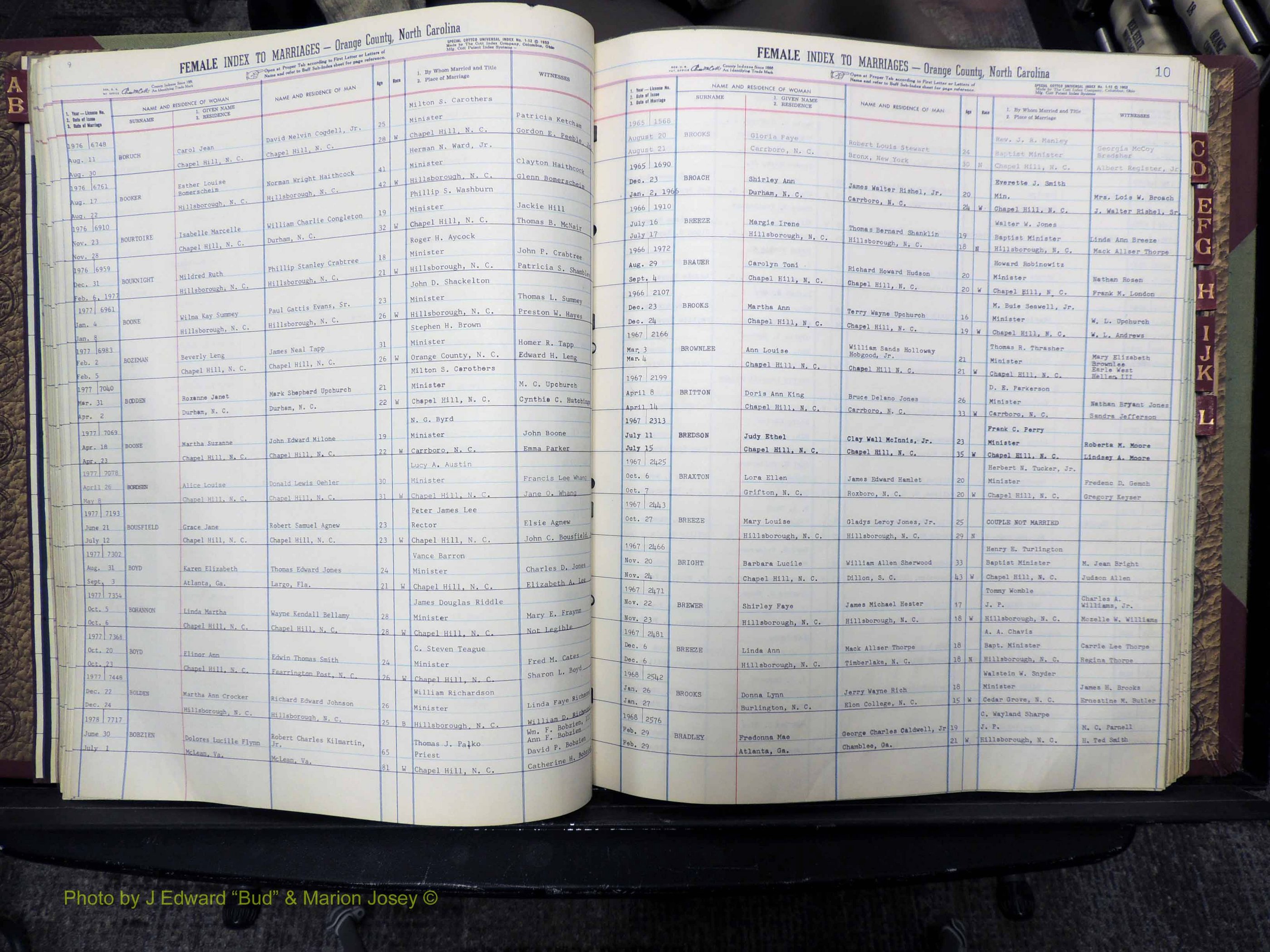 Orange Co, NC, Marriages, Female, A-L, 1965-1978 (125).JPG