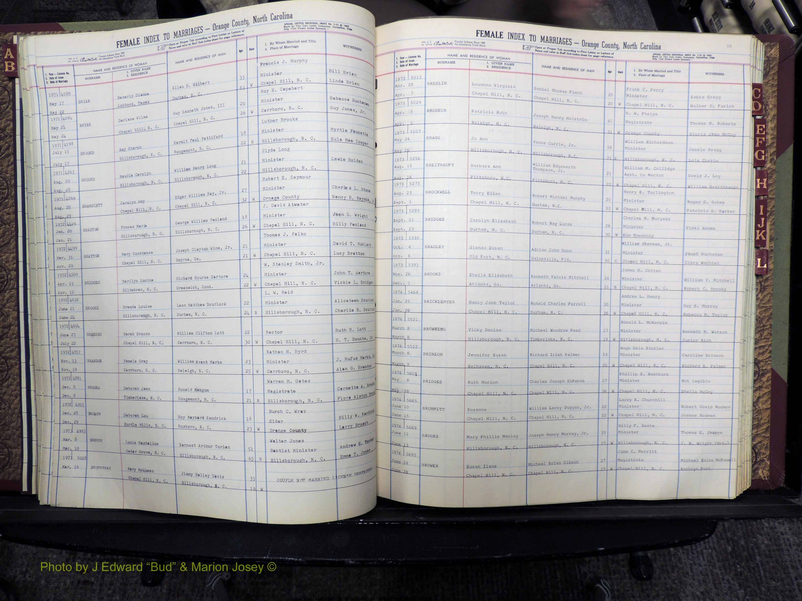 Orange Co, NC, Marriages, Female, A-L, 1965-1978 (127).JPG