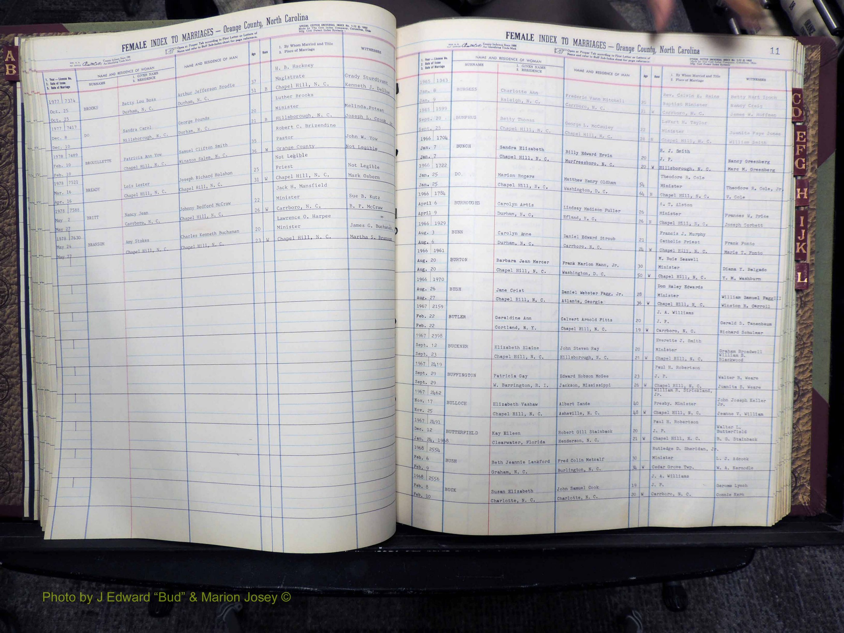 Orange Co, NC, Marriages, Female, A-L, 1965-1978 (129).JPG