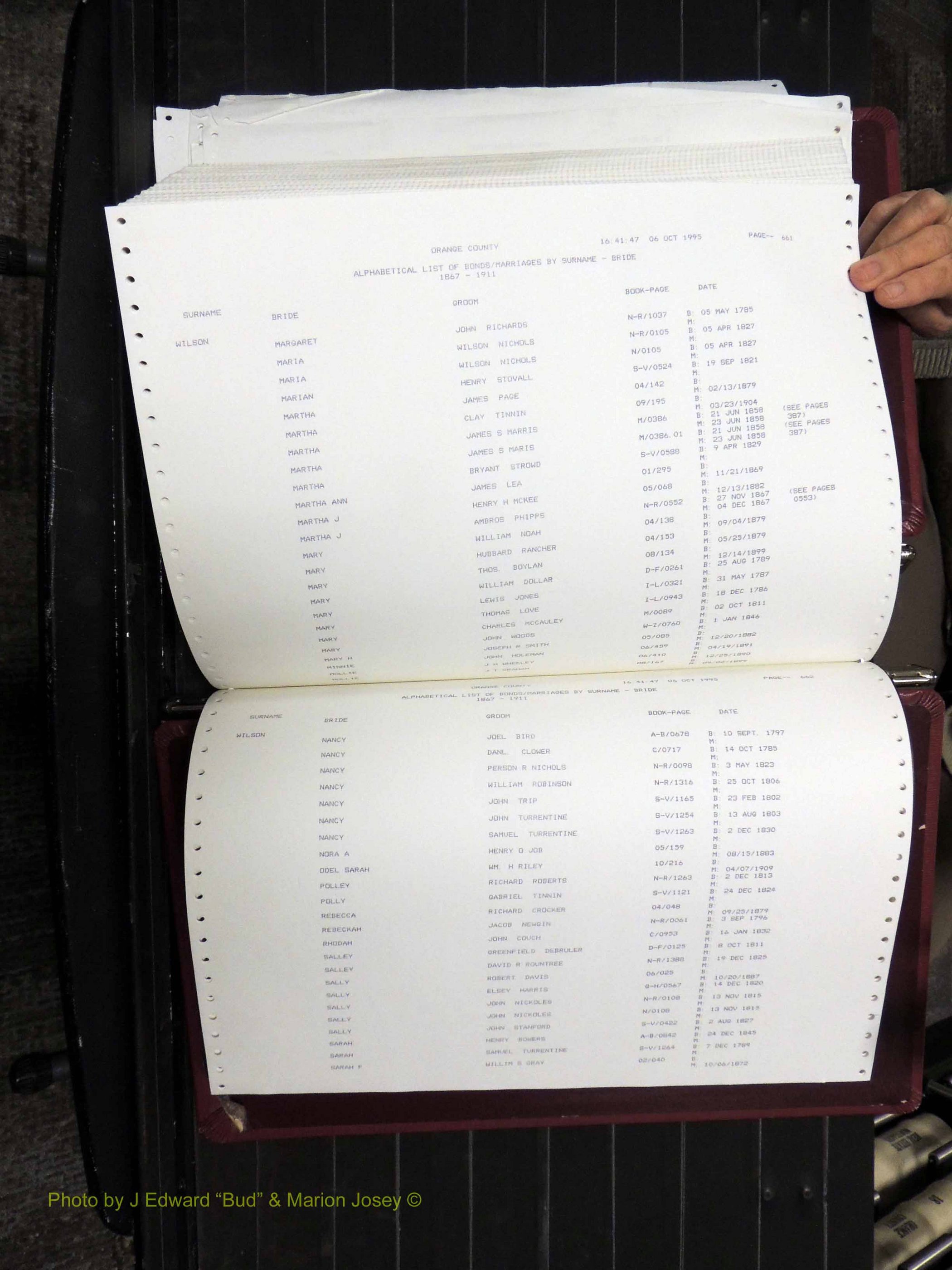 Orange Co, NC, Marriages, Female, J-Y, 1752-1911 (287).JPG