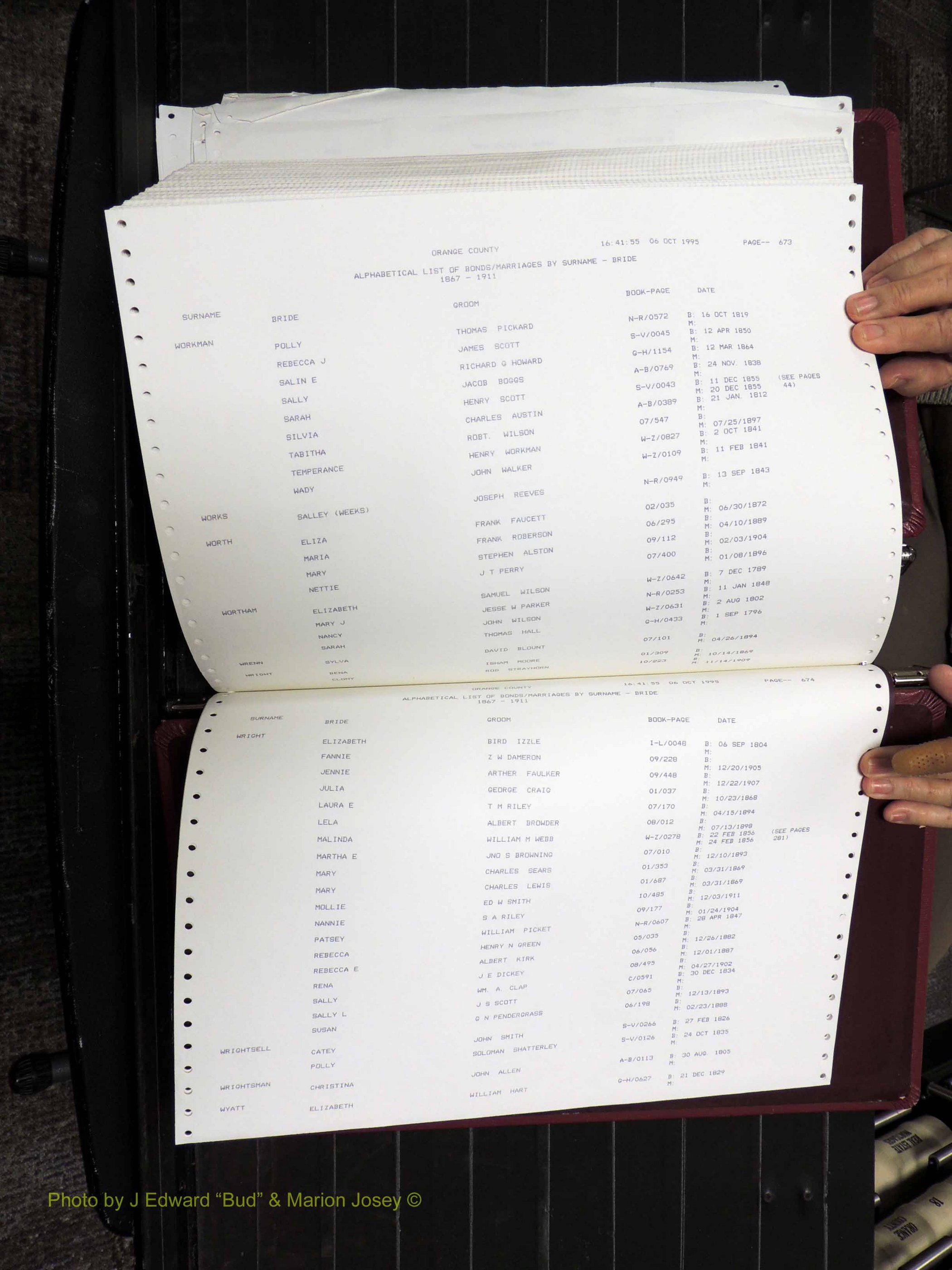 Orange Co, NC, Marriages, Female, J-Y, 1752-1911 (293).JPG