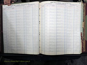 Orange Co, NC, Marriages, Female Index, M-Z, 1911-1964 (103).JPG