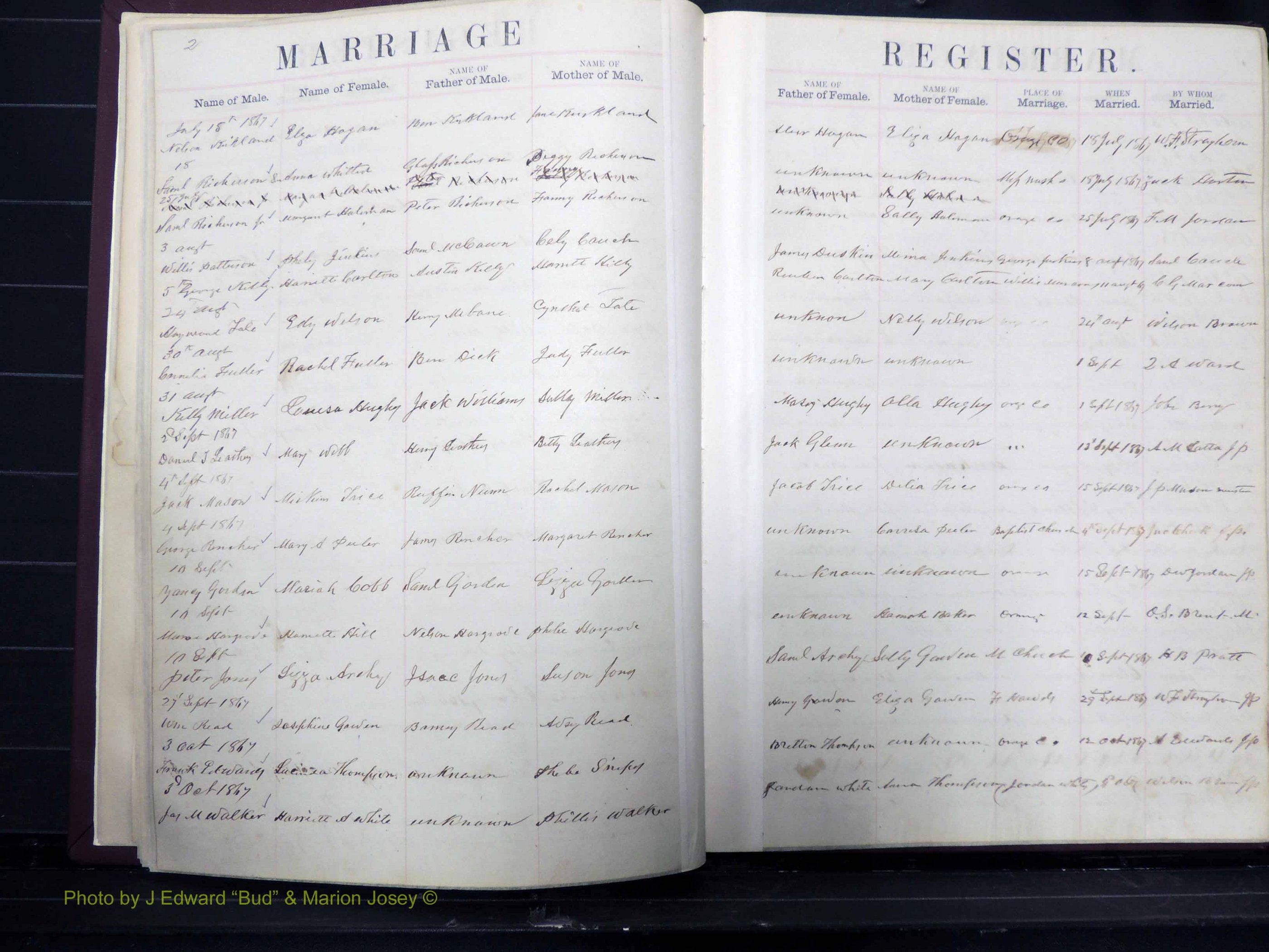 Orange Co, NC, Marriages, Male, 1867-1872 (117).JPG