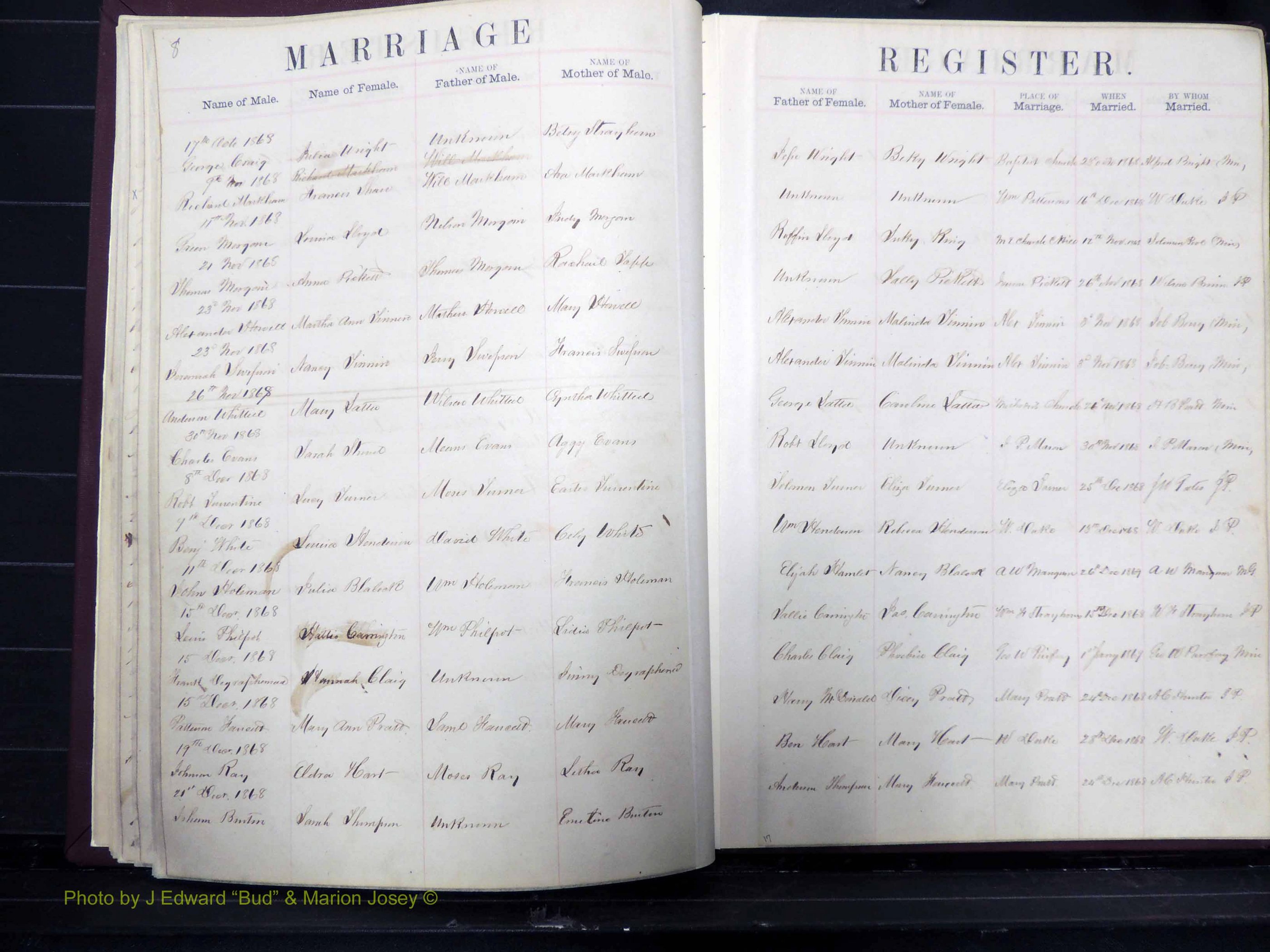 Orange Co, NC, Marriages, Male, 1867-1872 (124).JPG